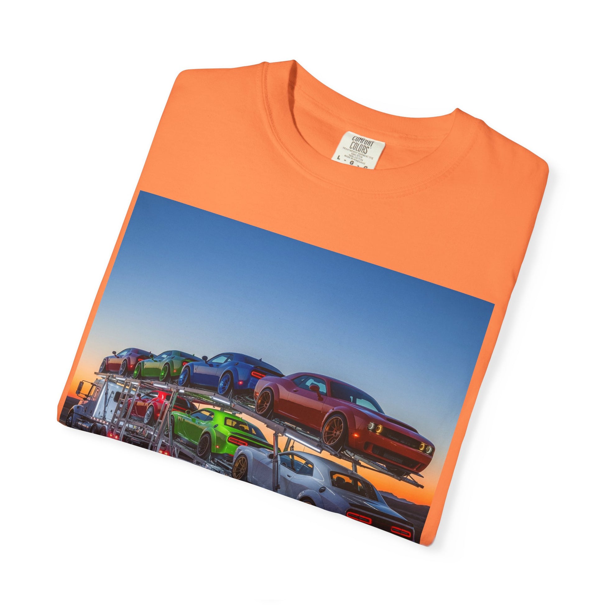 Vintage Car Transport Unisex T-shirt, Retro Car Lover Gift, Automotive Graphic Tee, Car Enthusiast Apparel, Nostalgic Summer Wear