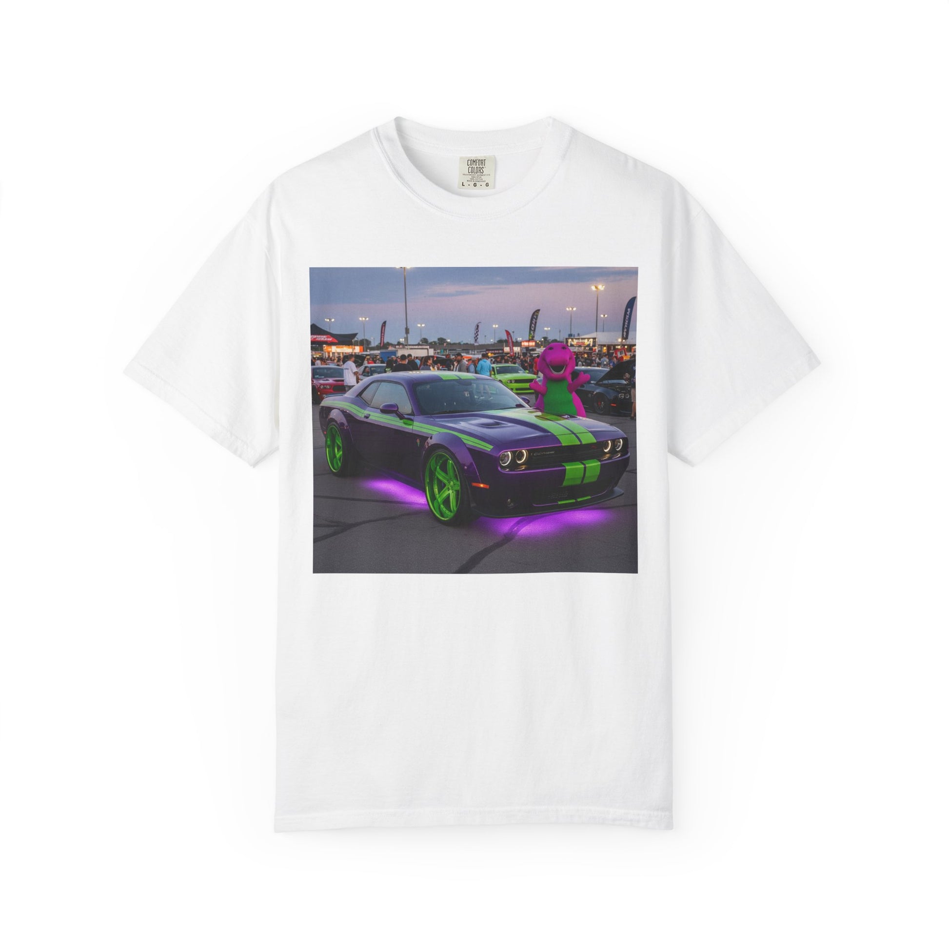 Neon Car Vibe T-Shirt, Car Enthusiast Shirt, Unisex Graphic Tee, Automotive Gift, Casual Wear, Street Style, Car Show Tee