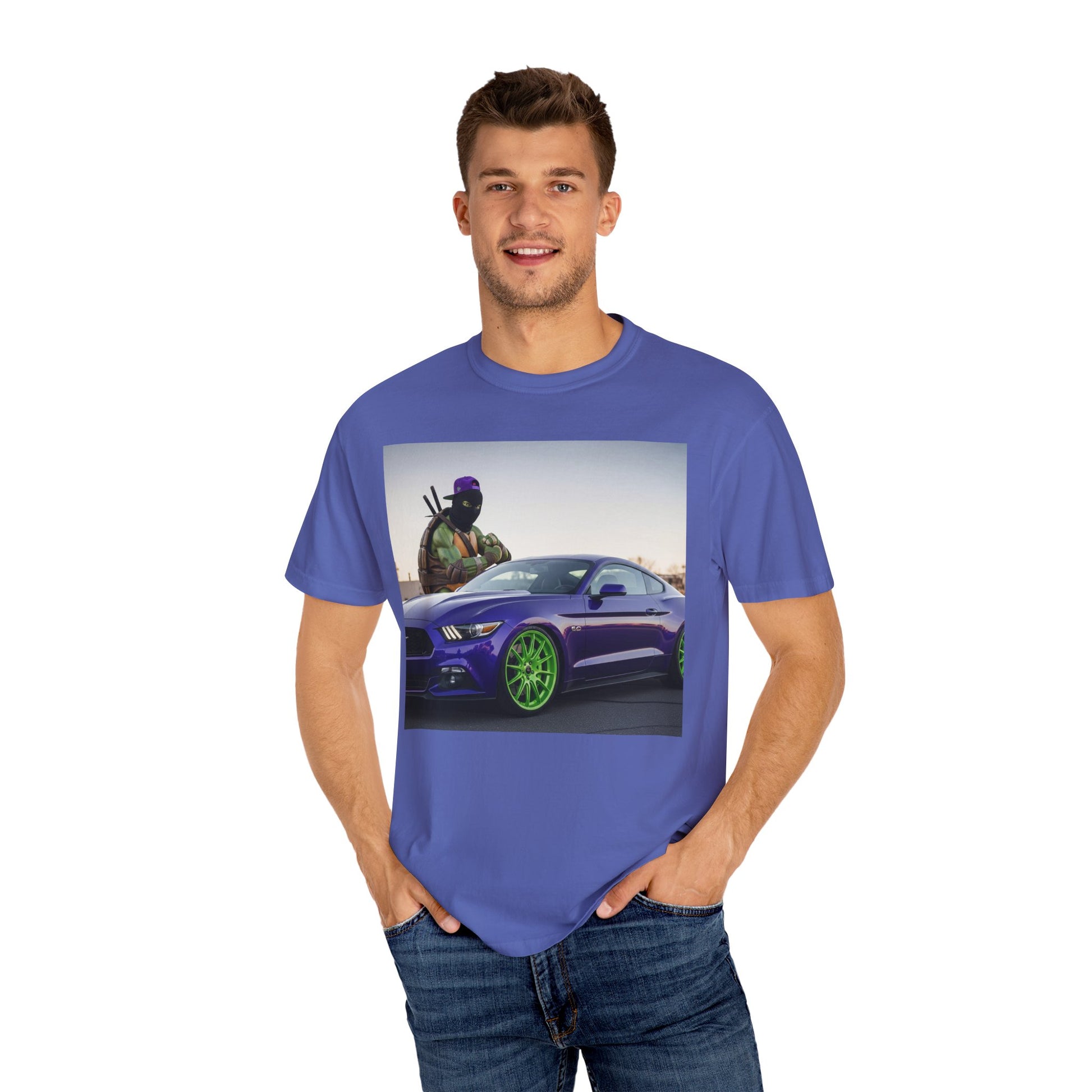 Vibrant Car Enthusiast T-Shirt, Unisex Garment-Dyed Tee, Perfect for Automotive Lovers, Casual Wear, Birthday Gifts, Streetwear Style