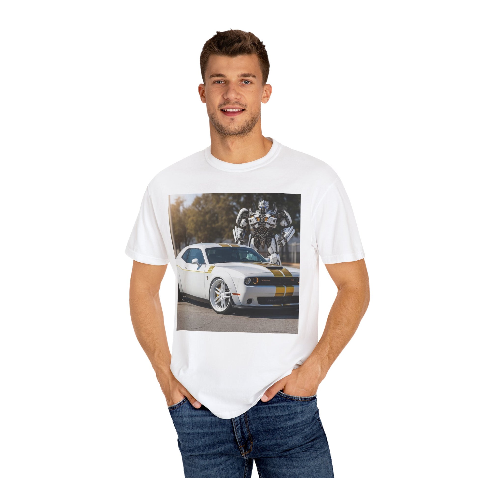 Car Enthusiast T-Shirt - Garment-Dyed Unisex Tee, Car Lover Gift, Automotive Apparel, Gift for Him, Birthday Present