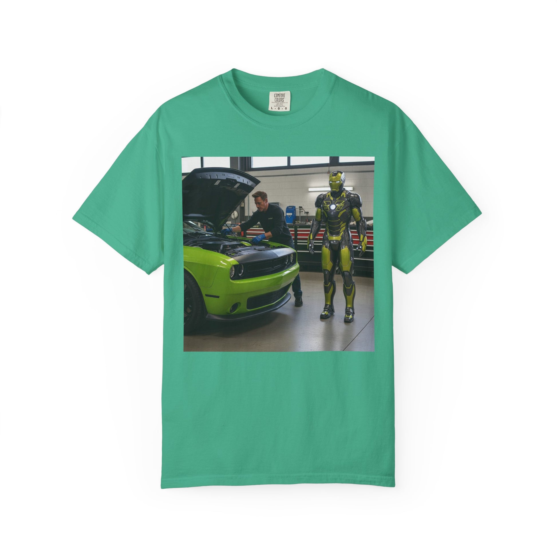 Cool Mechanic Graphic Tee, Unisex Retro Car T-Shirt, Gift for Auto Lovers, Flexible Everyday Wear, Perfect for Birthdays, Father's Day