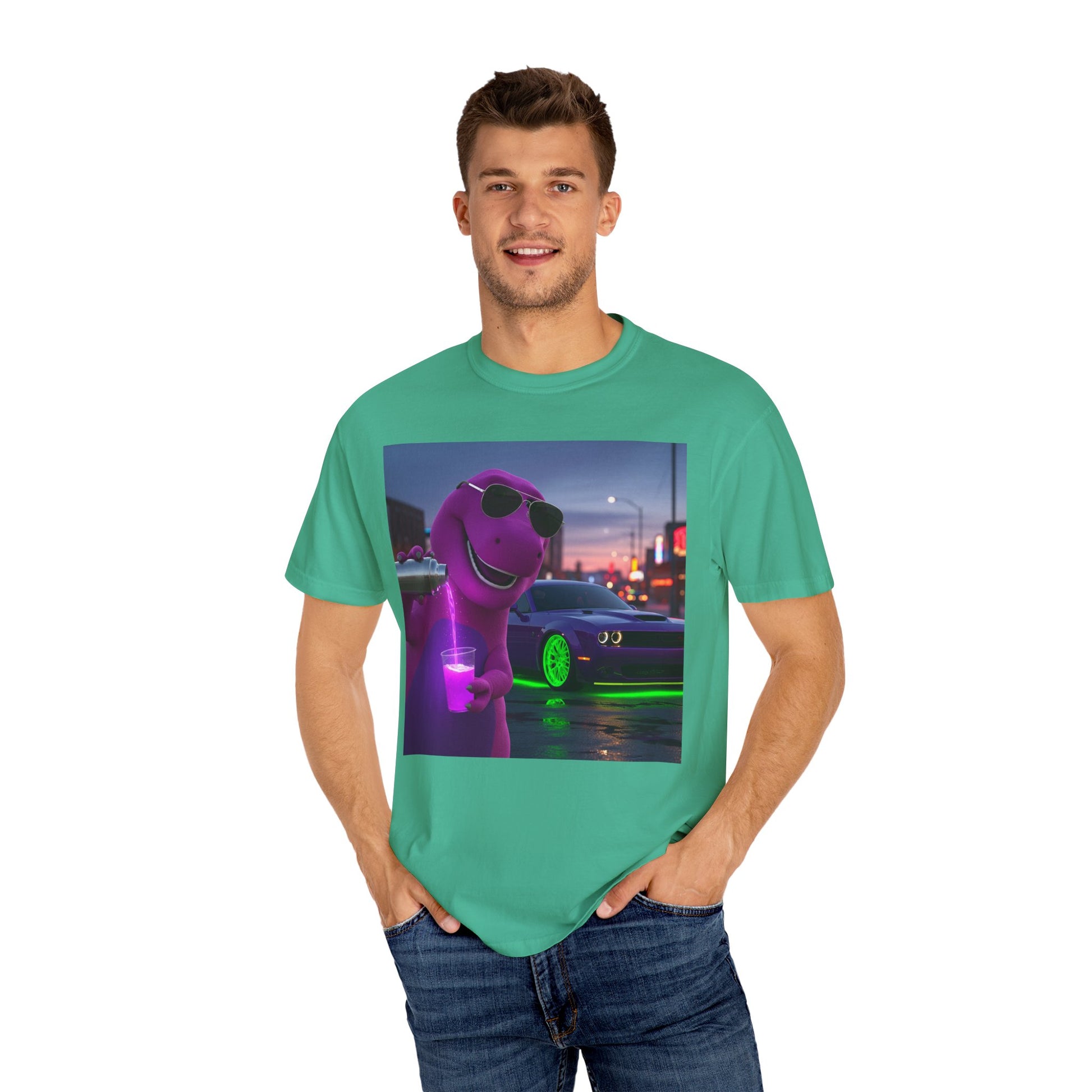 Chill Vibes Unisex T-Shirt - Fun Dinosaur Graphic Tee, Casual Streetwear, Funny Gift, Festive Party, Trendy Summer Style