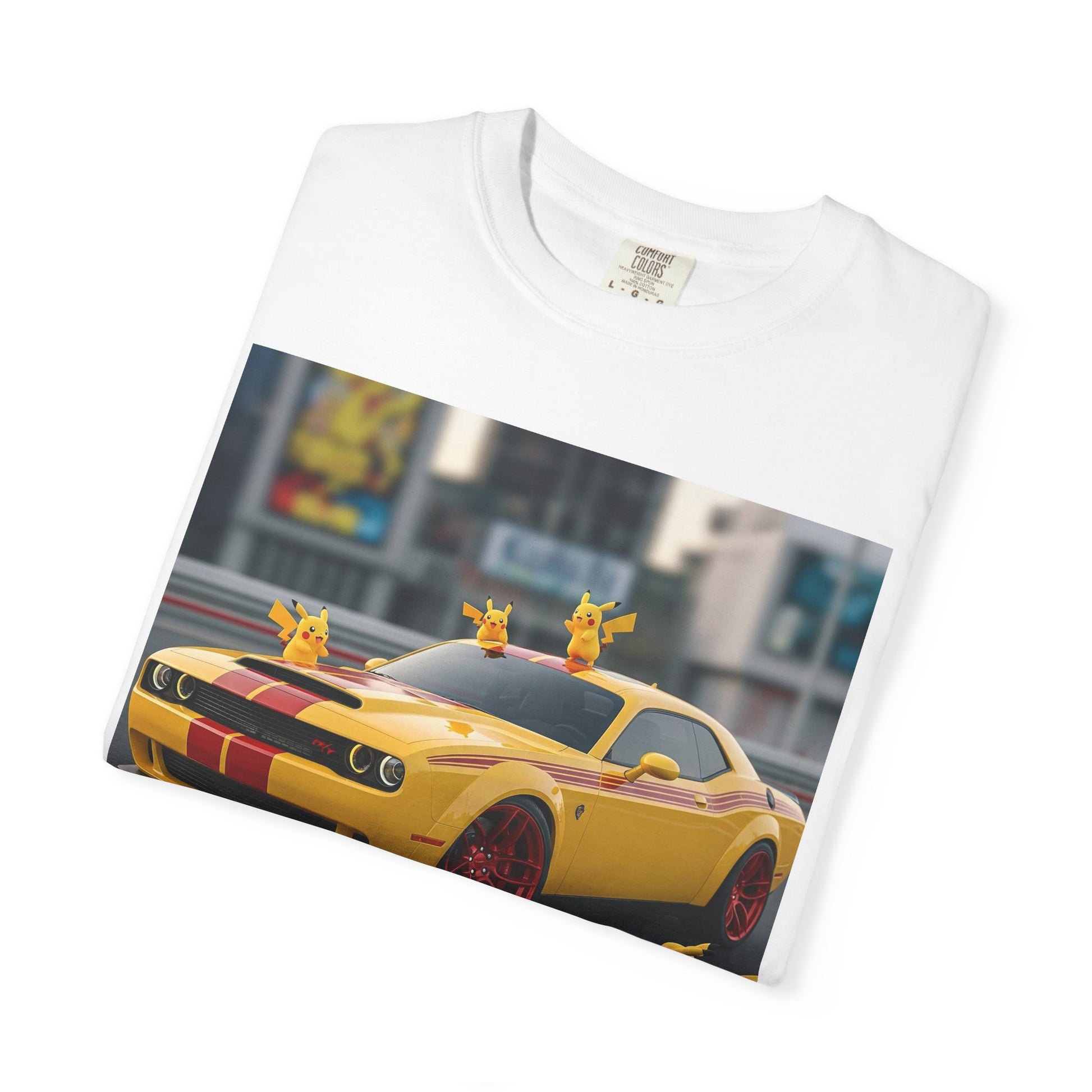 Poke Car Enthusiast T-shirt | Fun Graphic Tee for Gamers, Unisex Apparel for Fans, Perfect Gift for Birthdays, Collectibles, Casual Wear