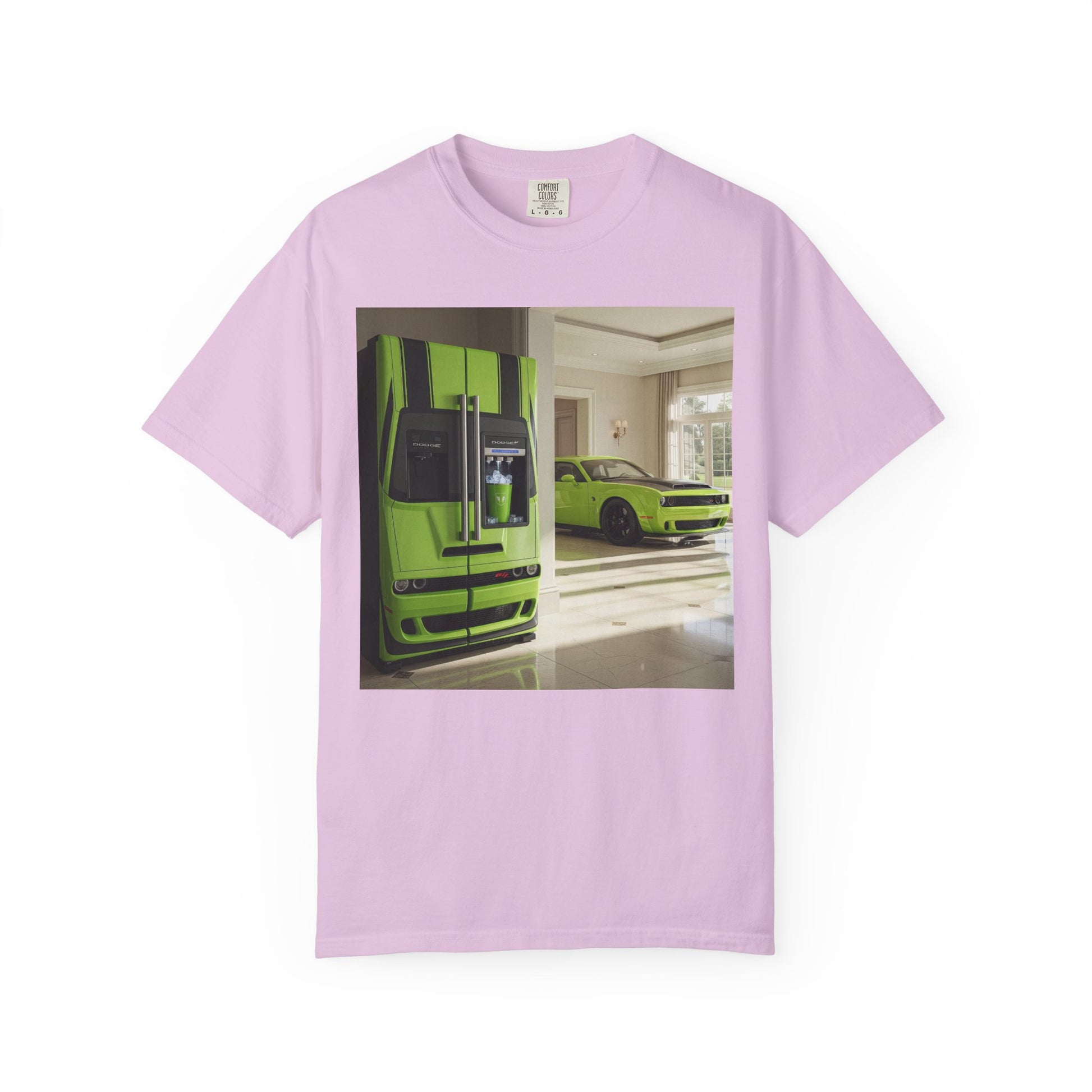 Green Supercar Photo T-Shirt — Luxury Sports Car Graphic Tee