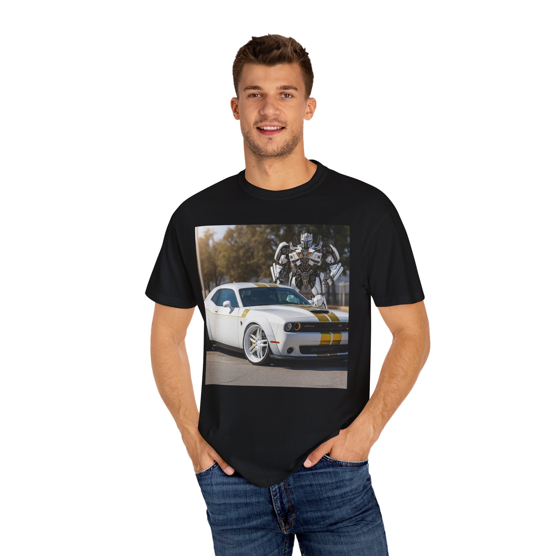Car Enthusiast T-Shirt - Garment-Dyed Unisex Tee, Car Lover Gift, Automotive Apparel, Gift for Him, Birthday Present