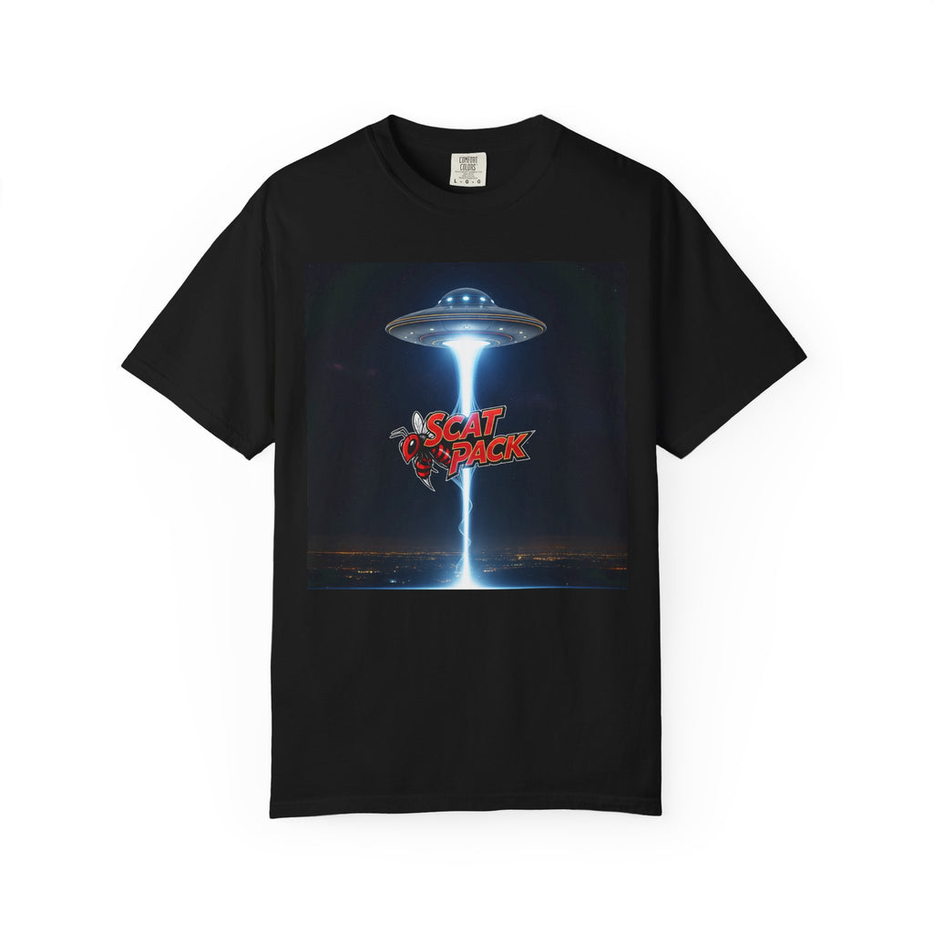 Sci-Fi Graphic T-Shirt, Unisex Tee, UFO T-Shirt, Gamer Apparel, Fun Gift for Space Lovers, Casual Wear