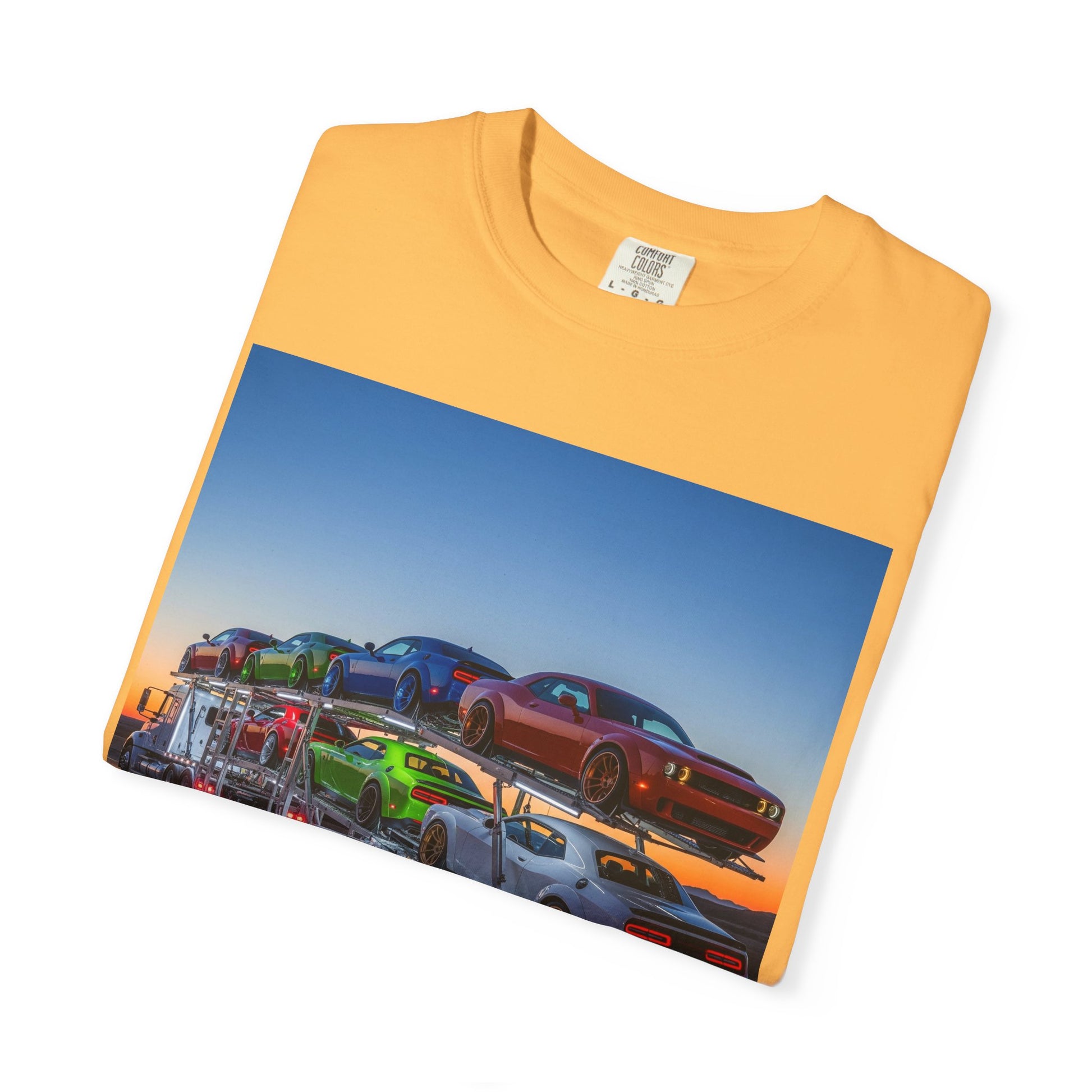 Vintage Car Transport Unisex T-shirt, Retro Car Lover Gift, Automotive Graphic Tee, Car Enthusiast Apparel, Nostalgic Summer Wear