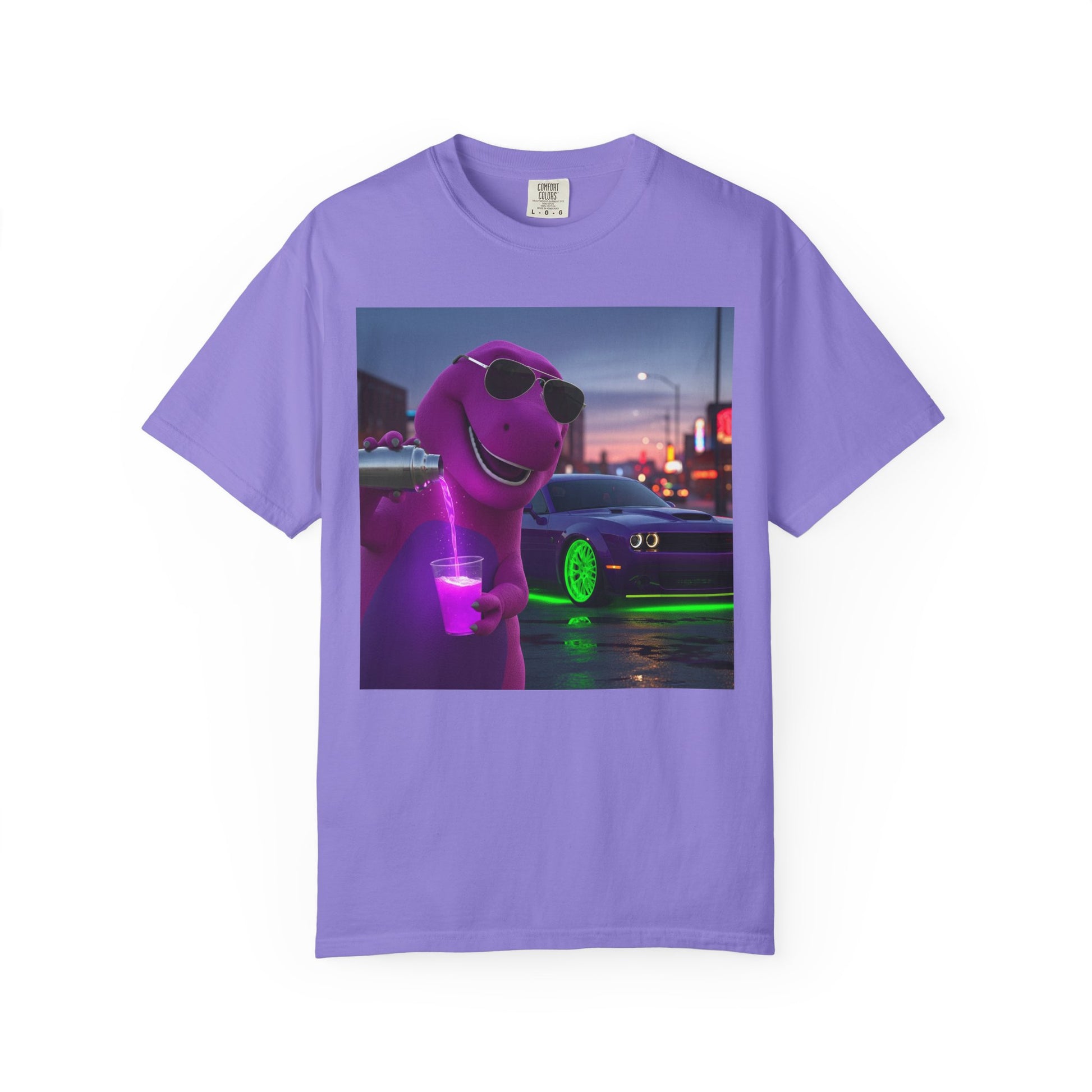 Chill Vibes Unisex T-Shirt - Fun Dinosaur Graphic Tee, Casual Streetwear, Funny Gift, Festive Party, Trendy Summer Style