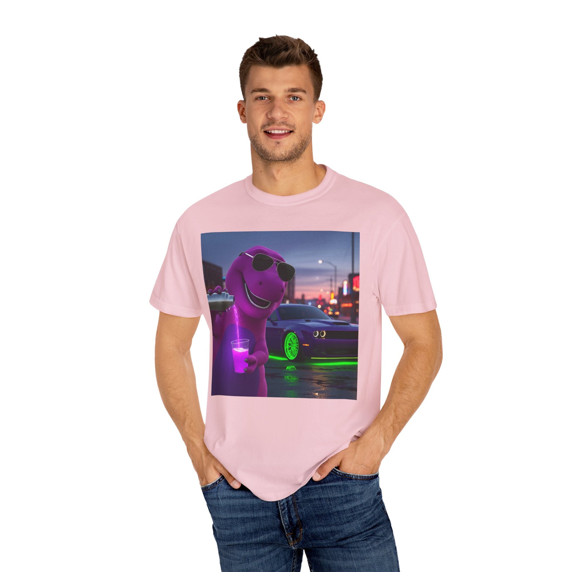Chill Vibes Unisex T-Shirt - Fun Dinosaur Graphic Tee, Casual Streetwear, Funny Gift, Festive Party, Trendy Summer Style