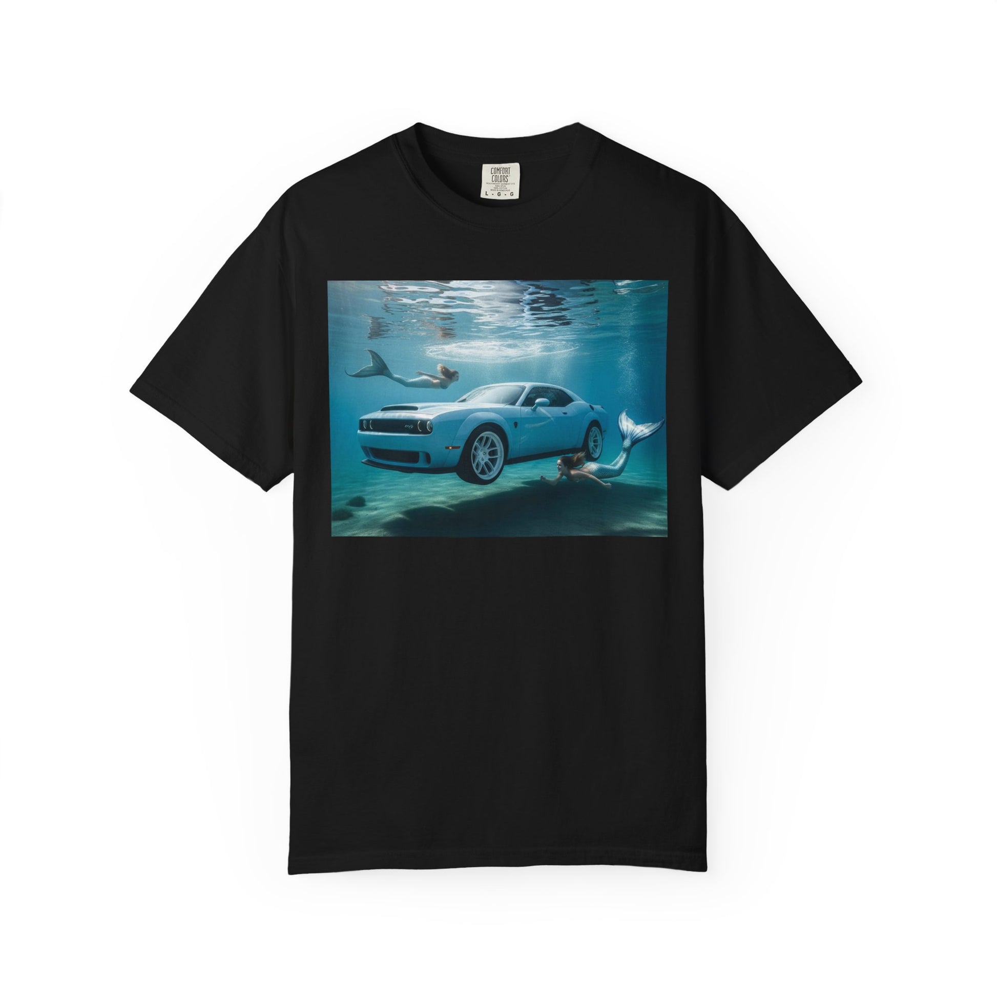 Ocean Escape Unisex T-Shirt, Cool Car Underwater Tee, Funny Beach Shirt, Summer Style, Gift for Car Lovers
