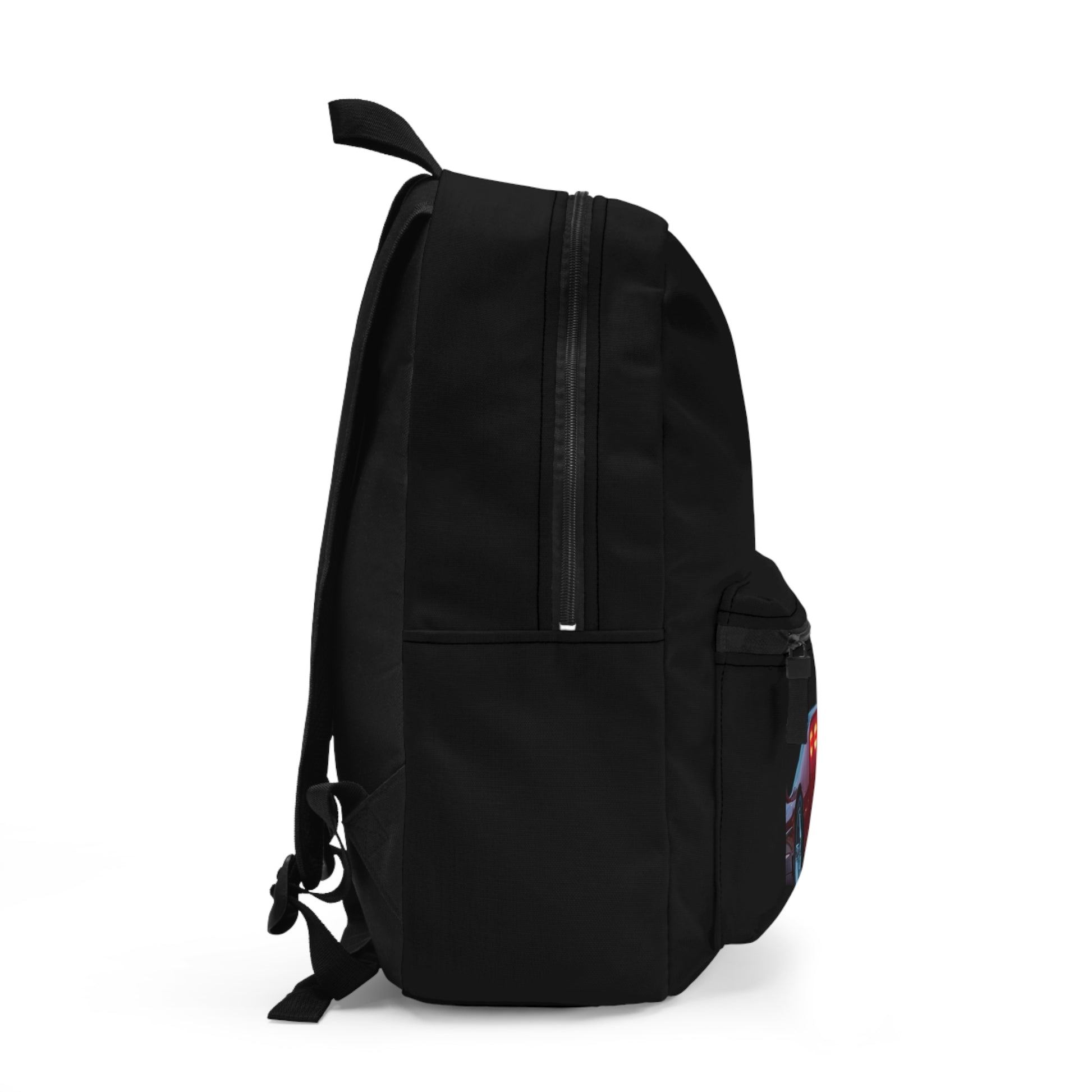 SRT Graphic Backpack, Trendy Red Backpack for Car Enthusiasts, School Bag, Travel Backpack, Unique Gift for Him