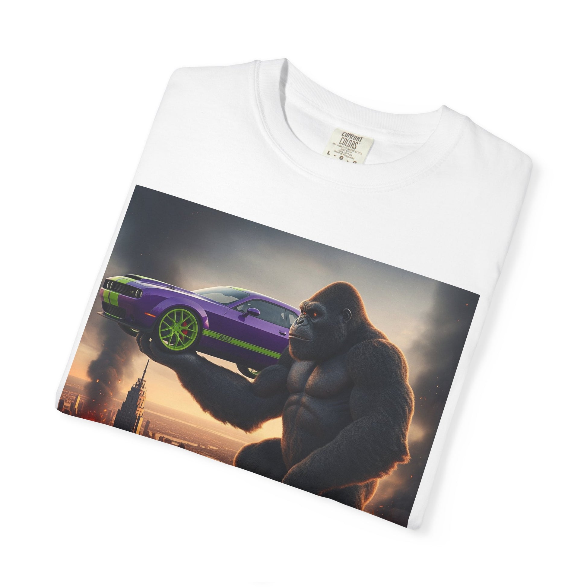 Gorilla Vibes Graphic Tee, Unisex Cartoon T-Shirt, Cool Casual Wear, Gift for Him, Humor Shirt, Birthday Party Outfit