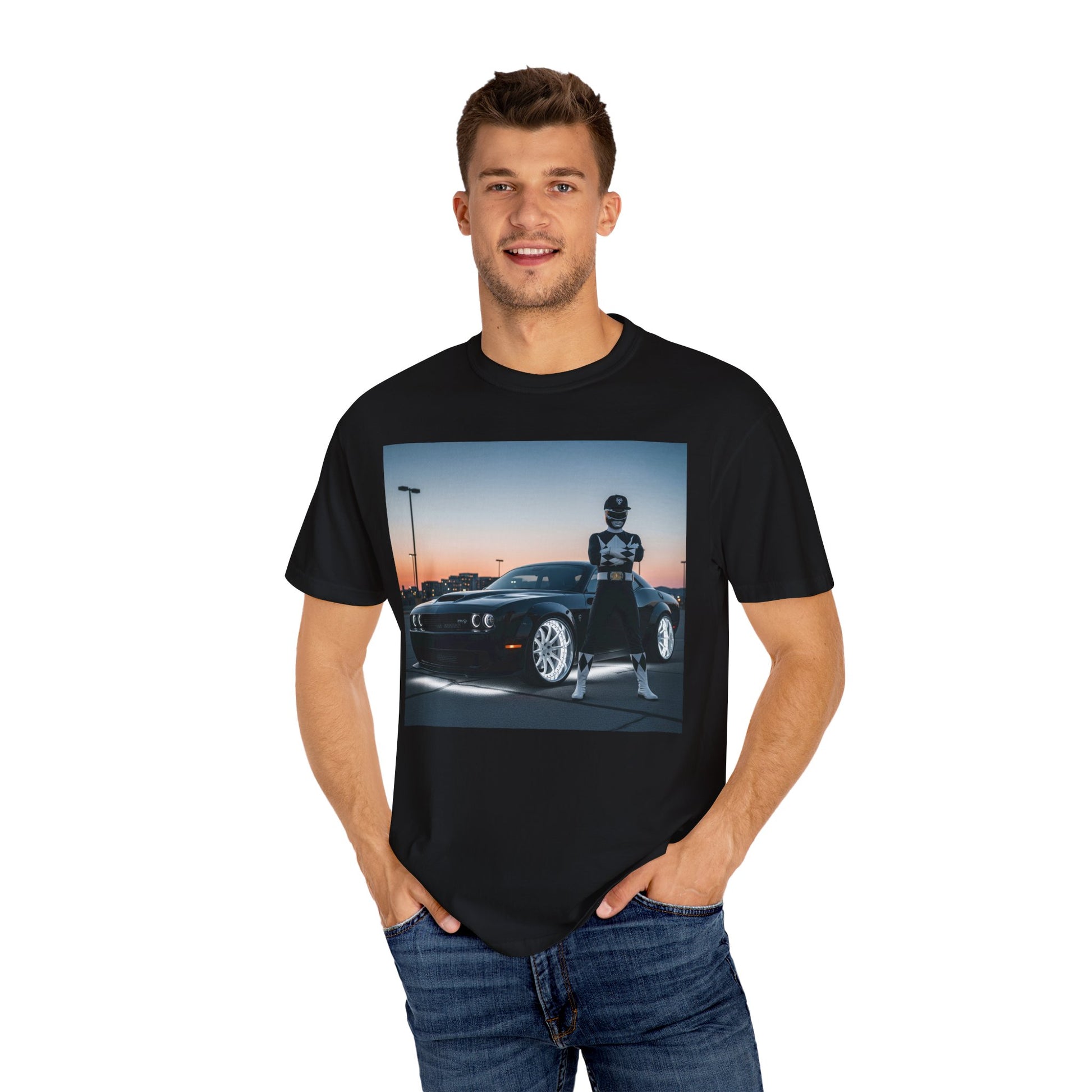 Stylish Unisex Garment-Dyed T-Shirt Featuring Cool Car Design | Perfect for Car Enthusiasts, Casual Outings, Gift