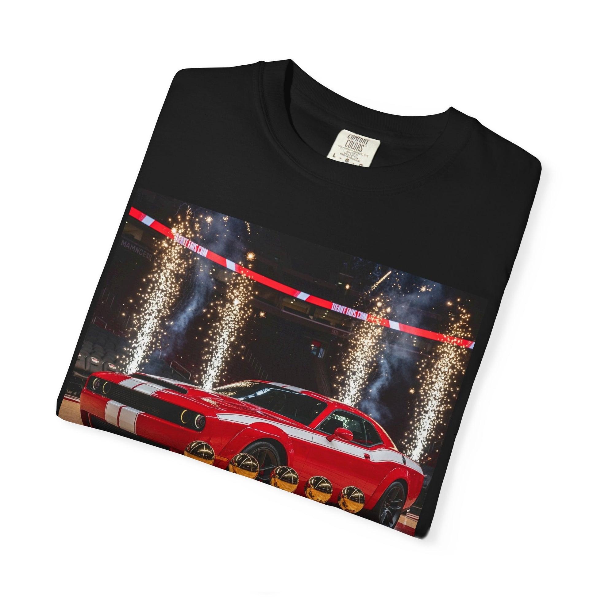 Victory Celebration Car T-Shirt | Sports Gear, Car Enthusiast Gift, Event Apparel, Casual Wear, Unisex Fashion