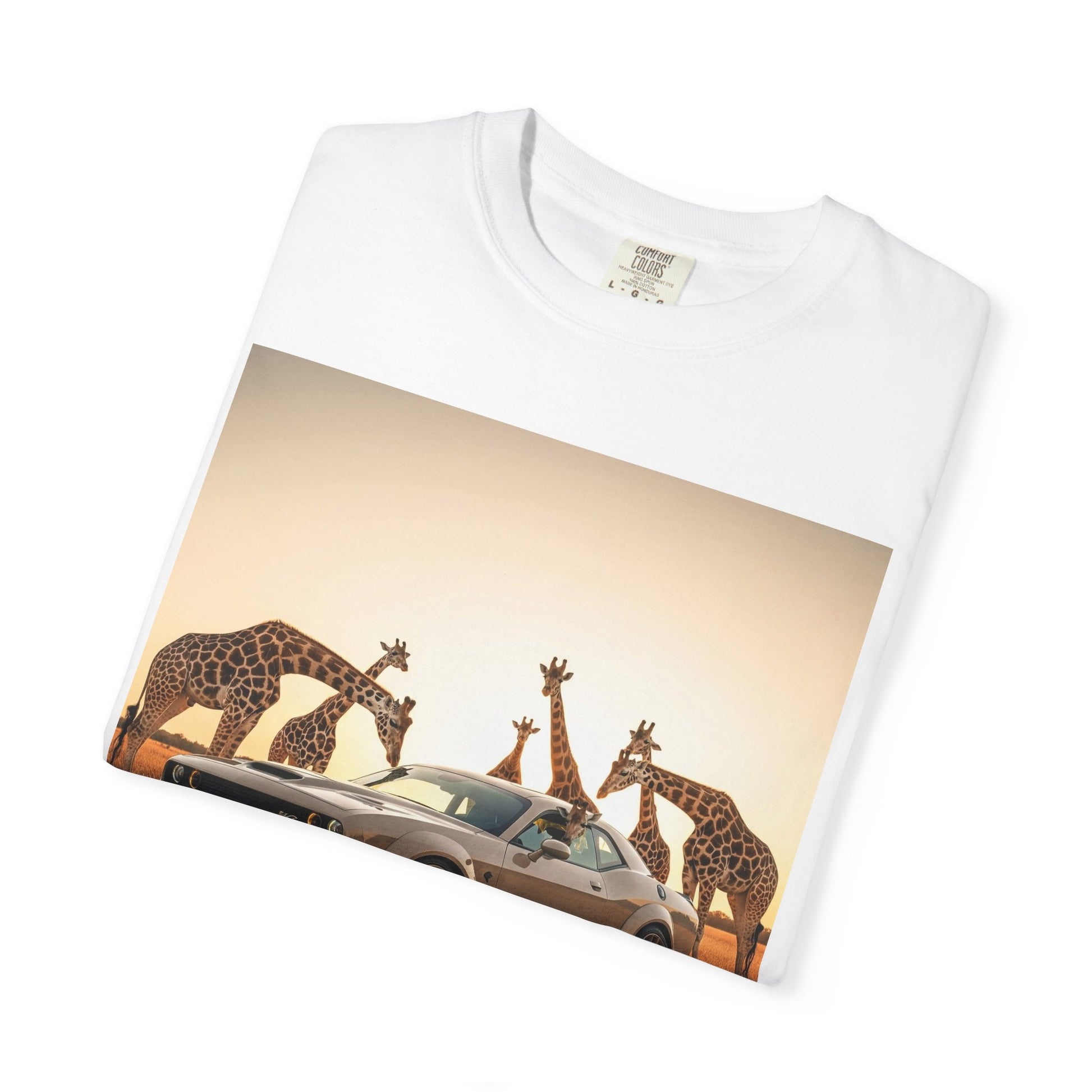Giraffe Adventure T-Shirt | Unique Animal Tee, Animal Lover Gift, Casual Style, Unisex Graphic Shirt, Safari Vibes, Summer Wear