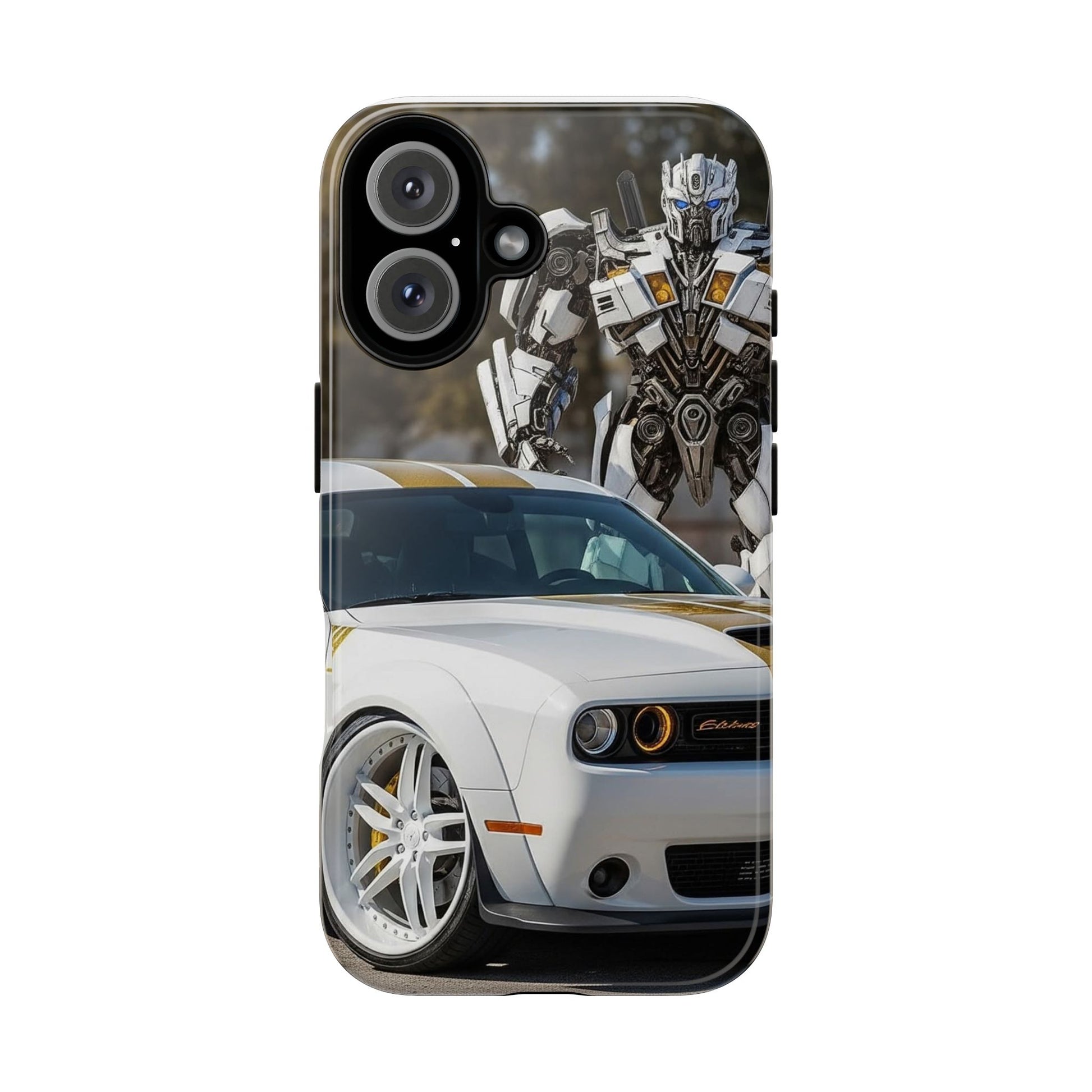 Transforming Vehicle Phone Case with Robot Design, Tough Phone Cover, Car Lover Gift, Cool Accessory, Unique Design
