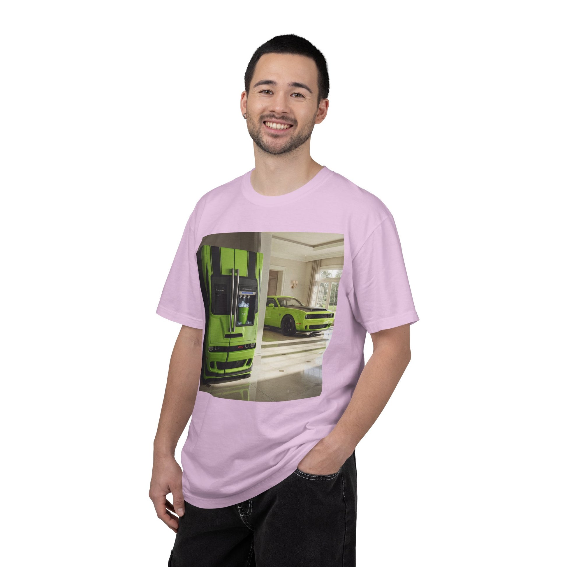 Green Supercar Photo T-Shirt — Luxury Sports Car Graphic Tee