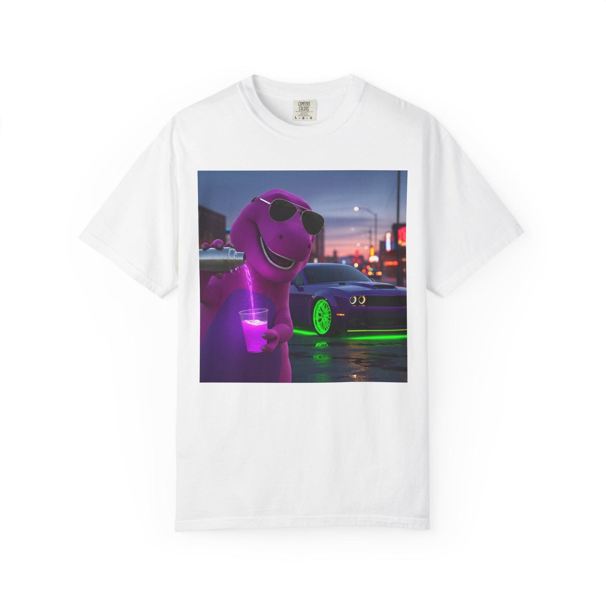 Chill Vibes Unisex T-Shirt - Fun Dinosaur Graphic Tee, Casual Streetwear, Funny Gift, Festive Party, Trendy Summer Style