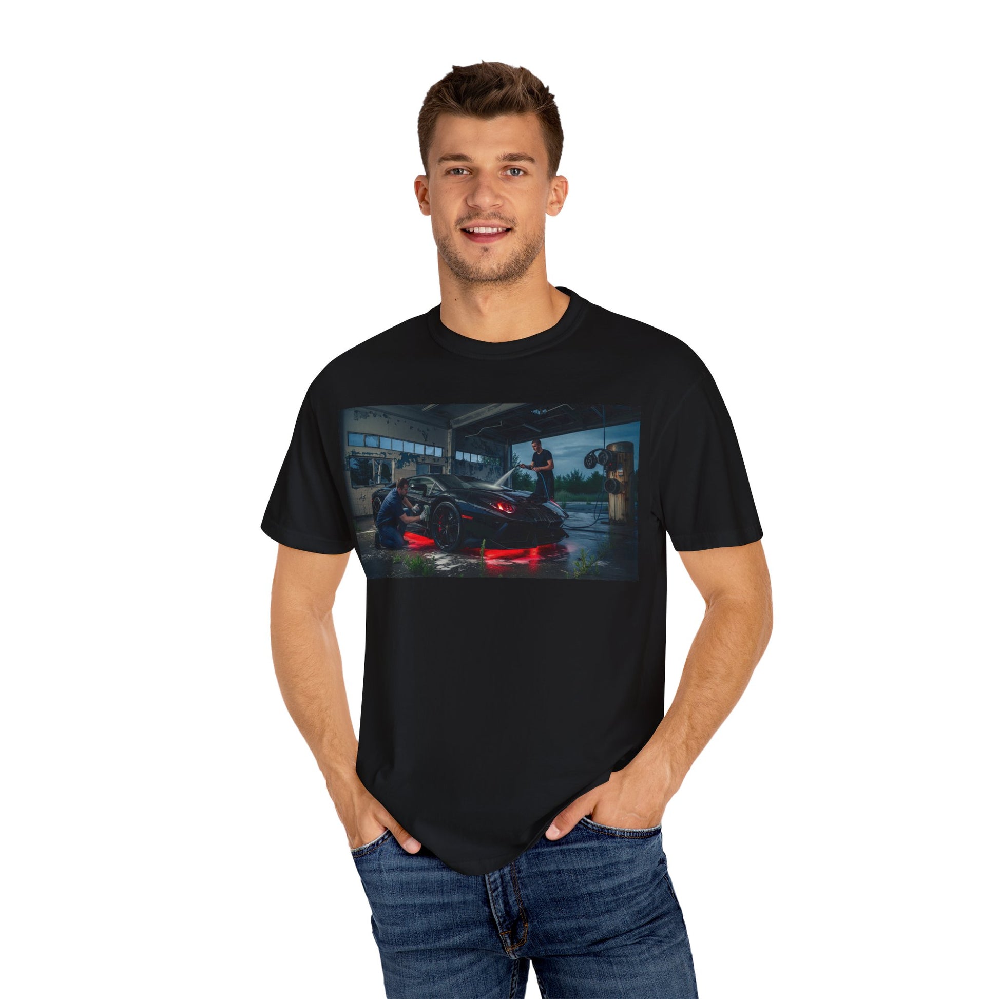 Car Enthusiast Tee, Vintage Car Shirt, Garage Art T-Shirt, Gift for Mechanic, Unisex Car Lover Apparel