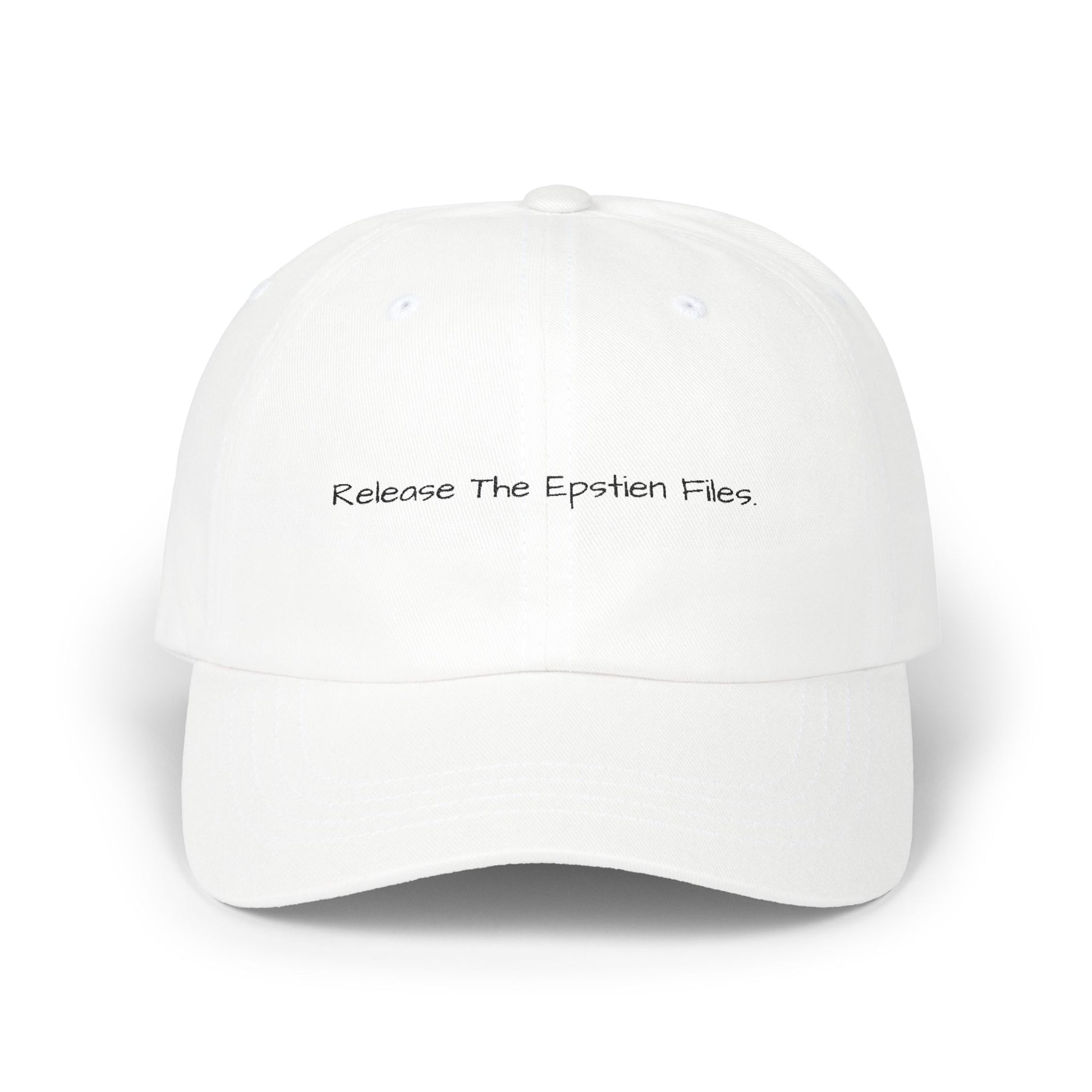 Classic Dad Cap - Release The Epstein Files, Casual Hat for Dads, Unisex Adjustable Cap, Perfect Gift for Father's Day, Trendy Streetwear