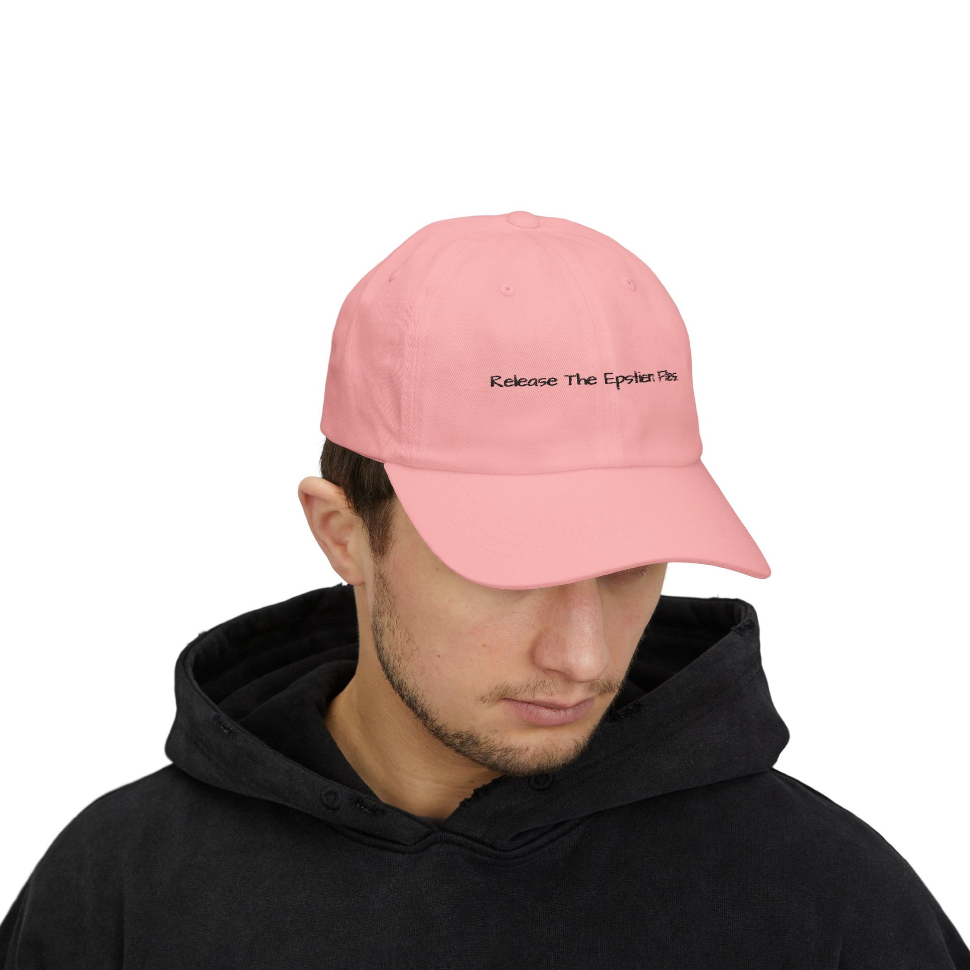 Classic Dad Cap - Release The Epstein Files, Casual Hat for Dads, Unisex Adjustable Cap, Perfect Gift for Father's Day, Trendy Streetwear