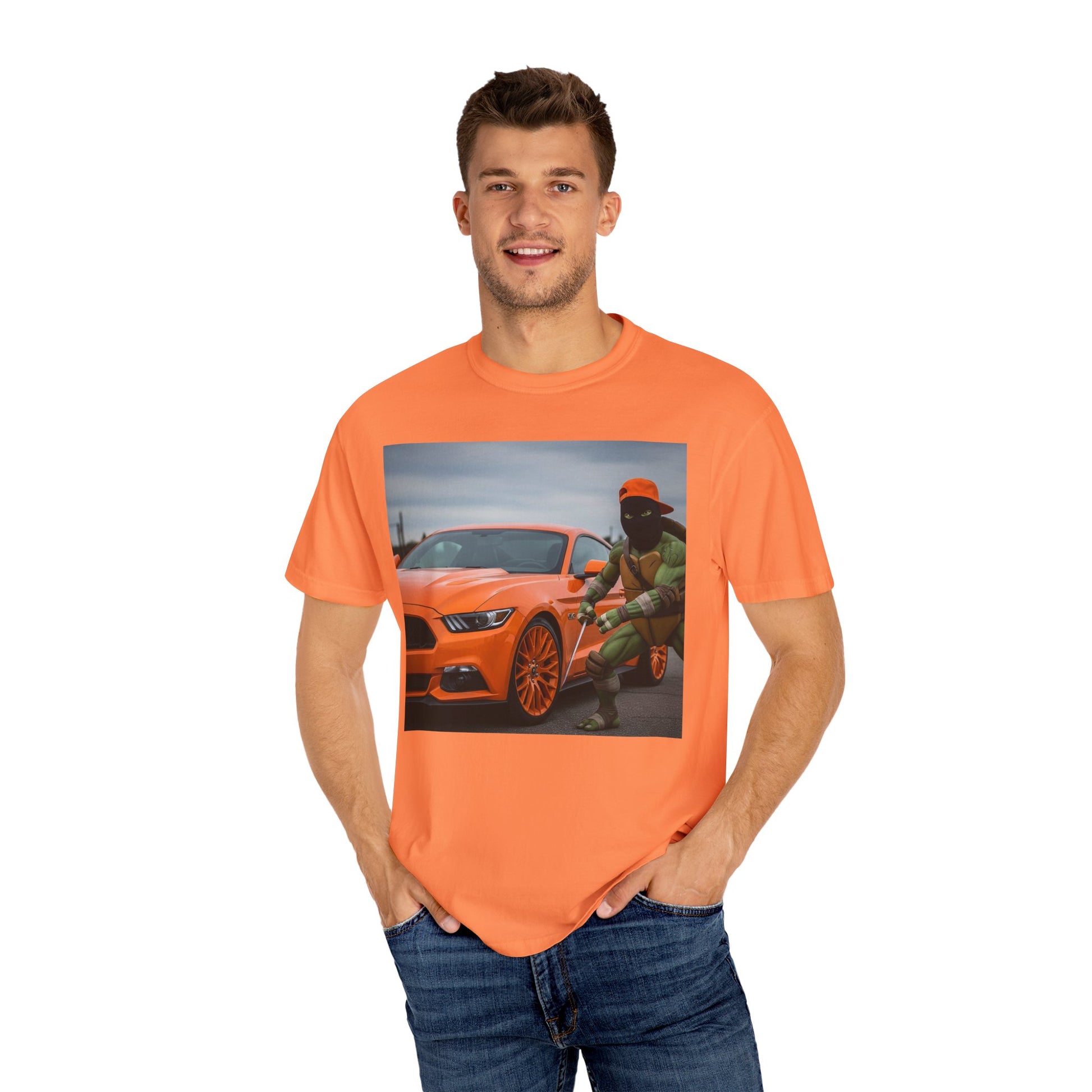 Cool Ninja Car T-shirt, Unisex Graphic Tee, Automotive Fan Apparel, Casual Wear for Boys and Girls, Birthday Gift, Anniversary T-shirt