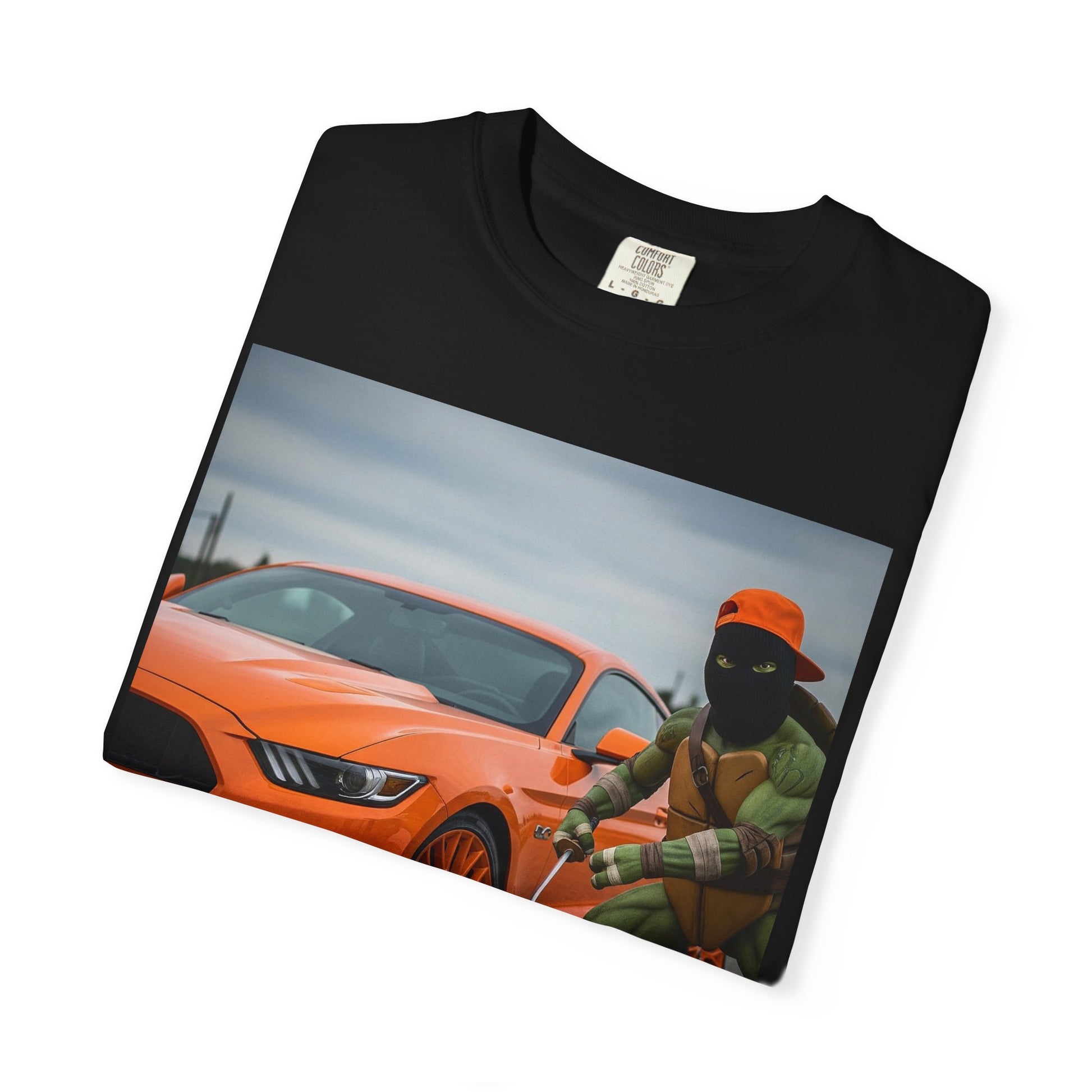 Cool Ninja Car T-shirt, Unisex Graphic Tee, Automotive Fan Apparel, Casual Wear for Boys and Girls, Birthday Gift, Anniversary T-shirt