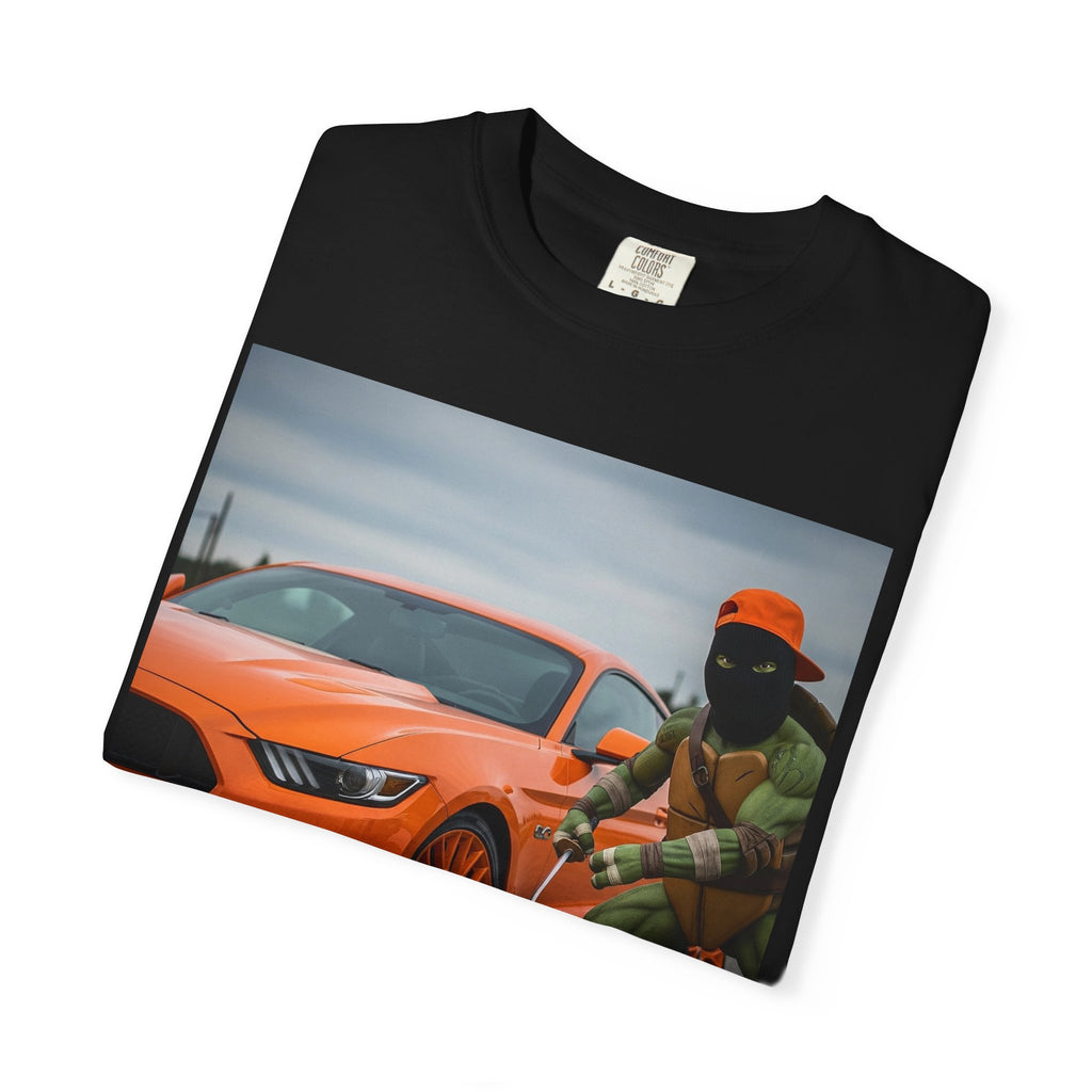 Cool Ninja Car T-shirt, Unisex Graphic Tee, Automotive Fan Apparel, Casual Wear for Boys and Girls, Birthday Gift, Anniversary T-shirt