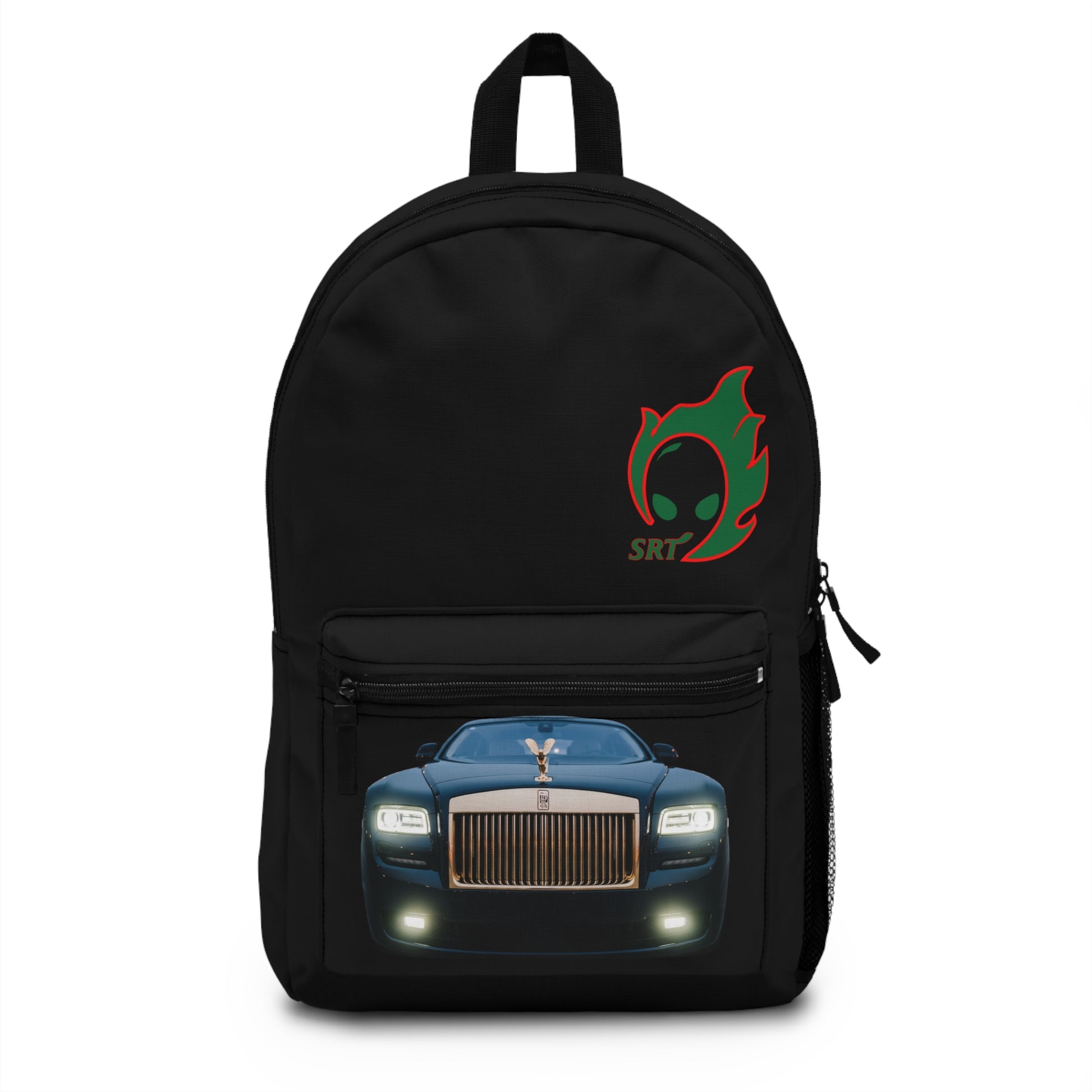 Stylish SRT Alien Car Backpack | Perfect for School, Travel, Gifts, and Everyday Use