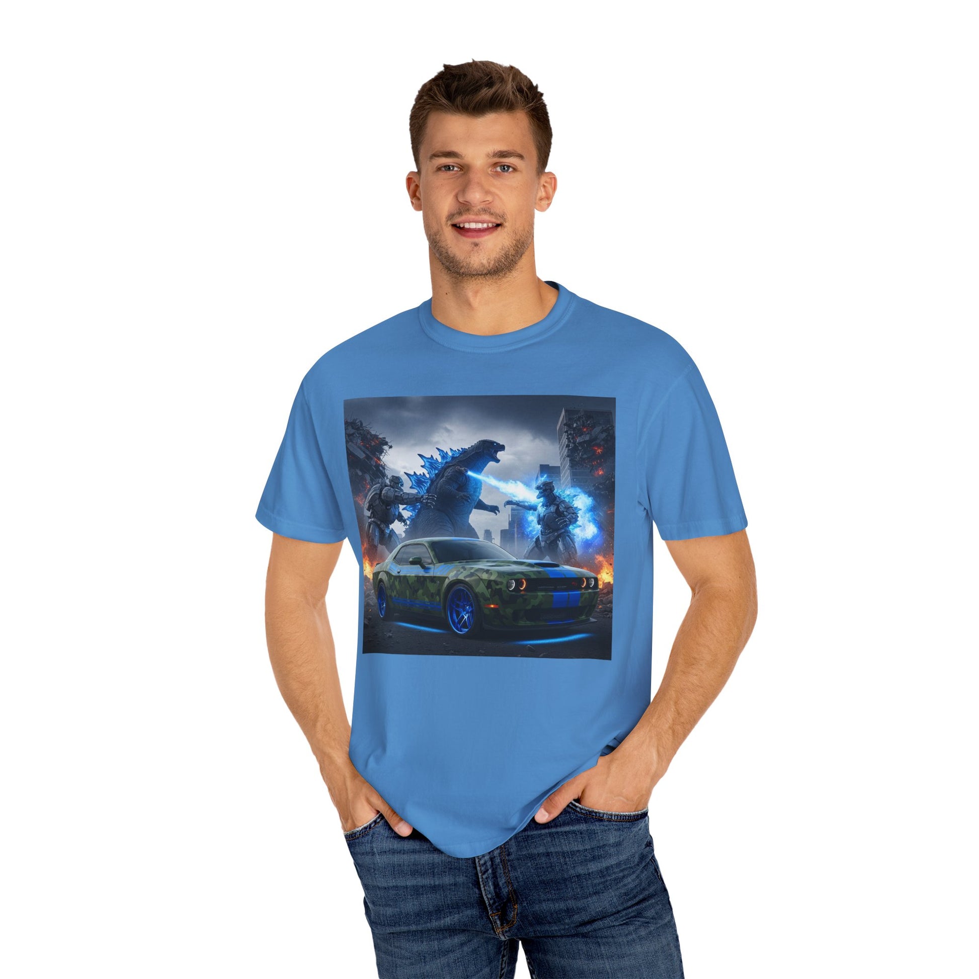 Zilla Adventure Unisex T-Shirt, Perfect for Gamers, Car Lovers, Movie Nights, Fun Gift Idea