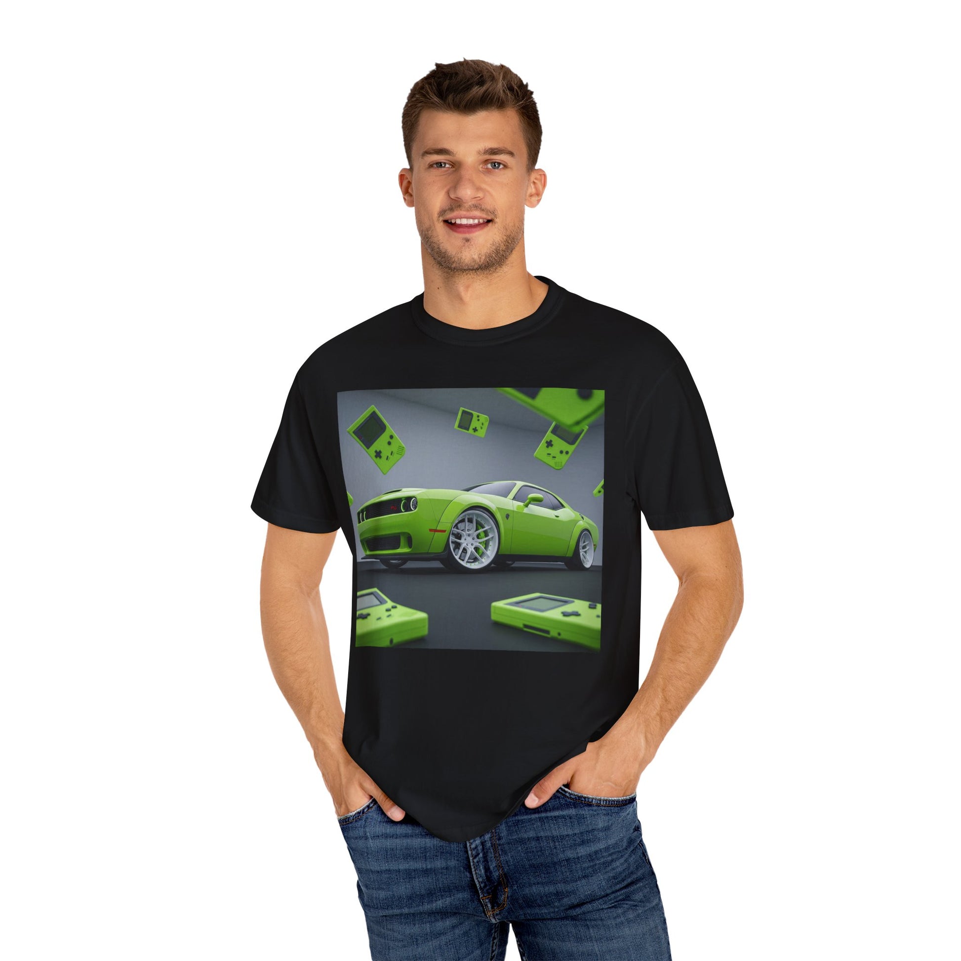 Retro Gamer T-Shirt, Unisex Garment-Dyed Tee, Perfect for Gamers, Vintage Style Shirt, Gift for Gaming Enthusiasts, Cool Video Game Apparel