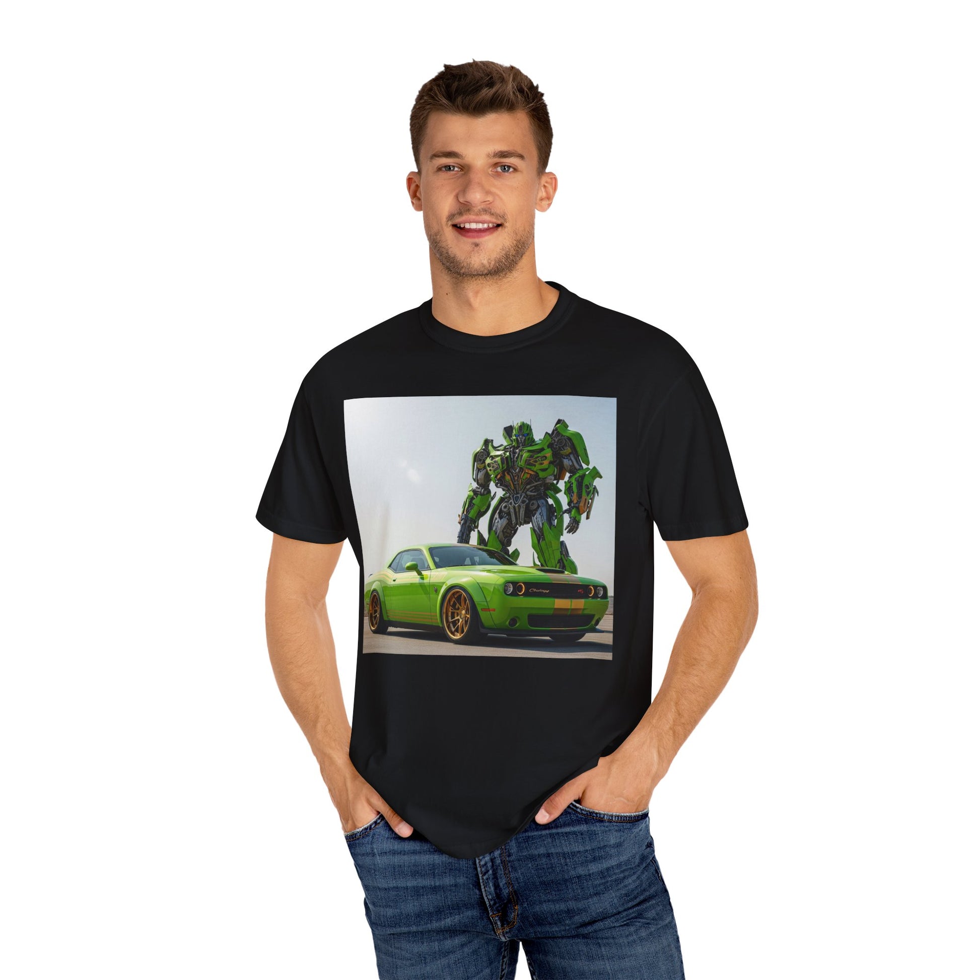 Transformative T-Shirt: Retro Car & Robot Design, Perfect for Fans, Streetwear, Gift Idea, Casual Wear