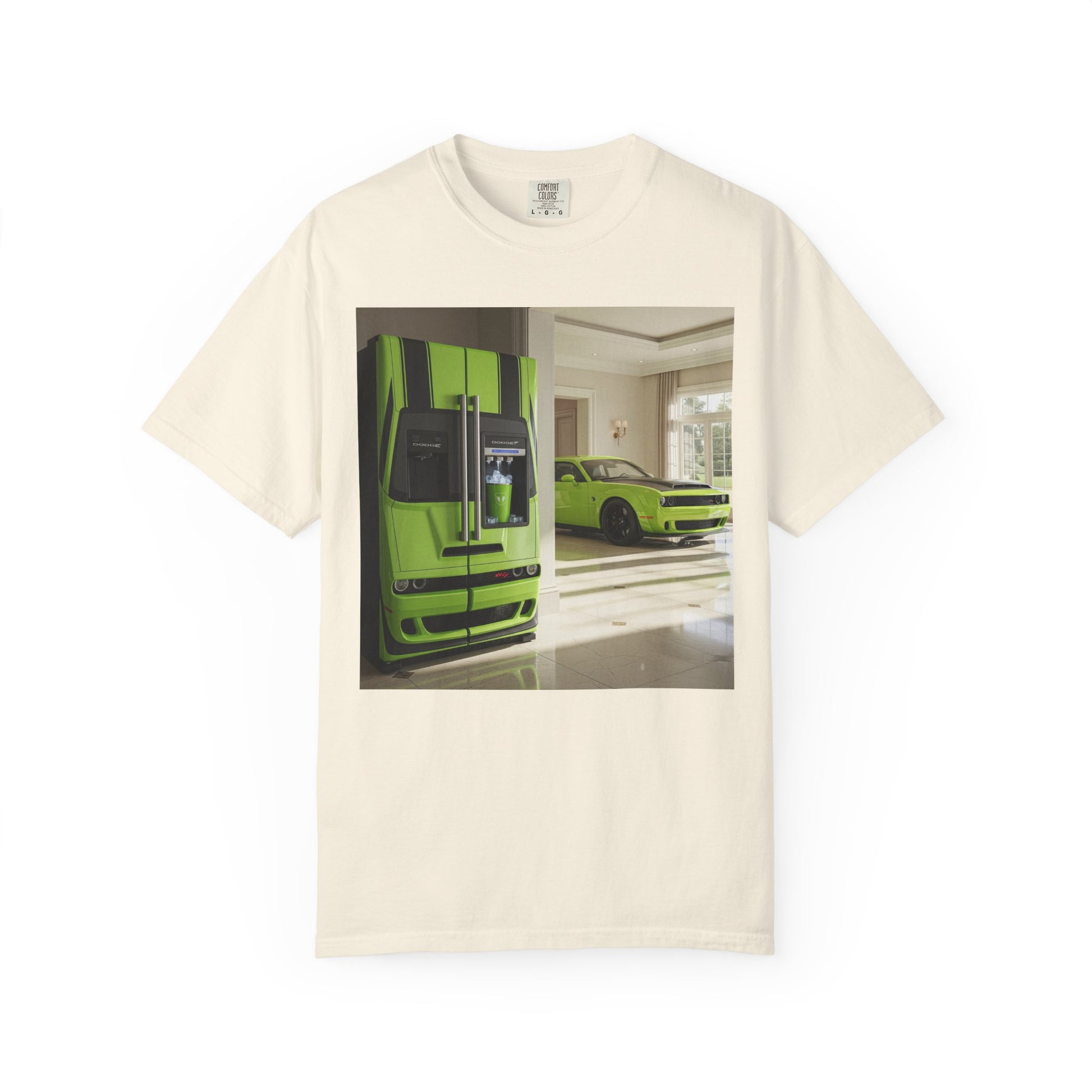 Green Supercar Photo T-Shirt — Luxury Sports Car Graphic Tee