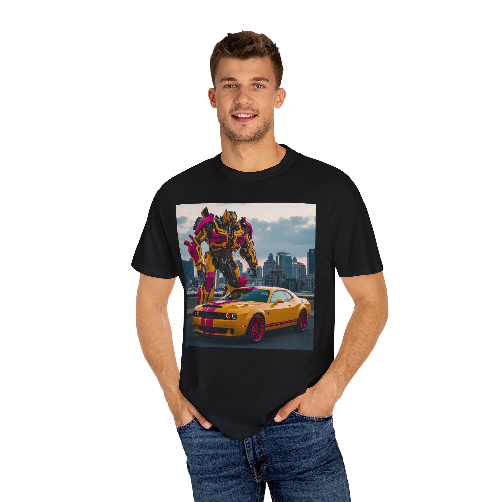 Transformers-Inspired Unisex T-shirt, Graphic Tee for Fans, Casual Wear, Gift for Collectors, Movie Merchandise, Ideal for Kids or Adults