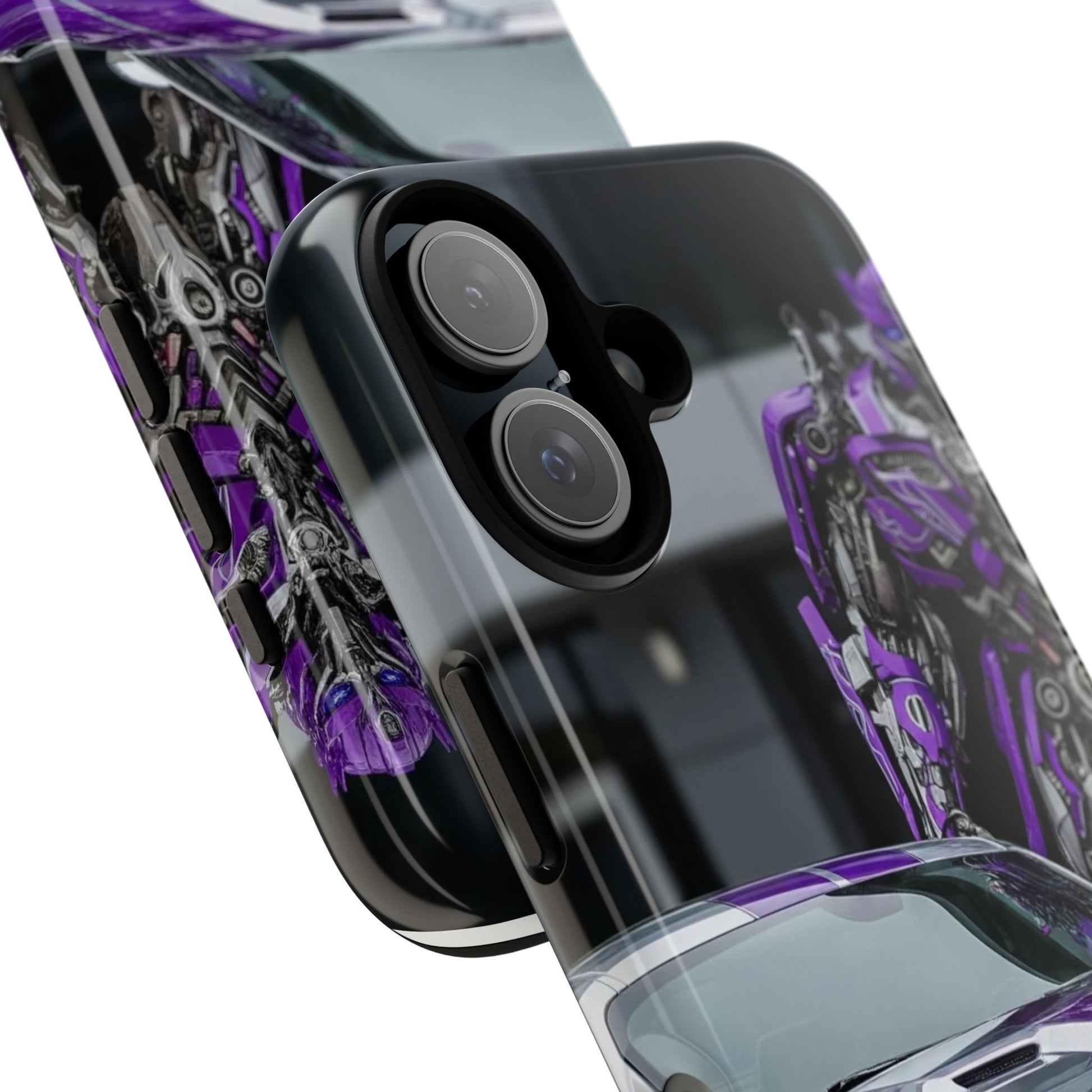 Tough Cases for Auto Enthusiasts, Stylish Phone Case, Car Lover Gifts, Durable Protection, Transformer Design, Perfect for Birthdays