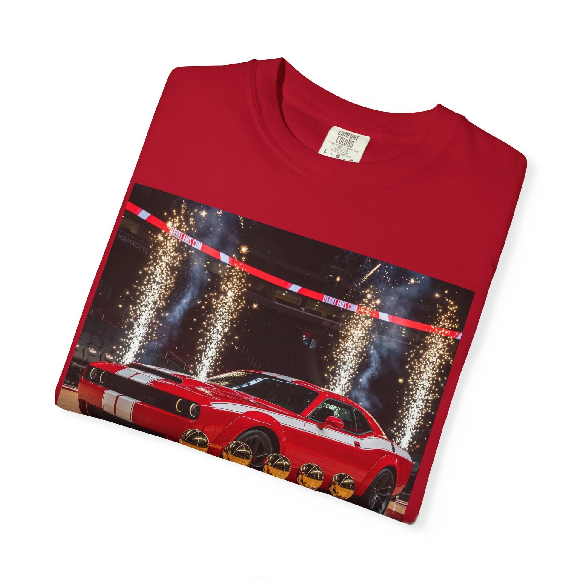 Victory Celebration Car T-Shirt | Sports Gear, Car Enthusiast Gift, Event Apparel, Casual Wear, Unisex Fashion
