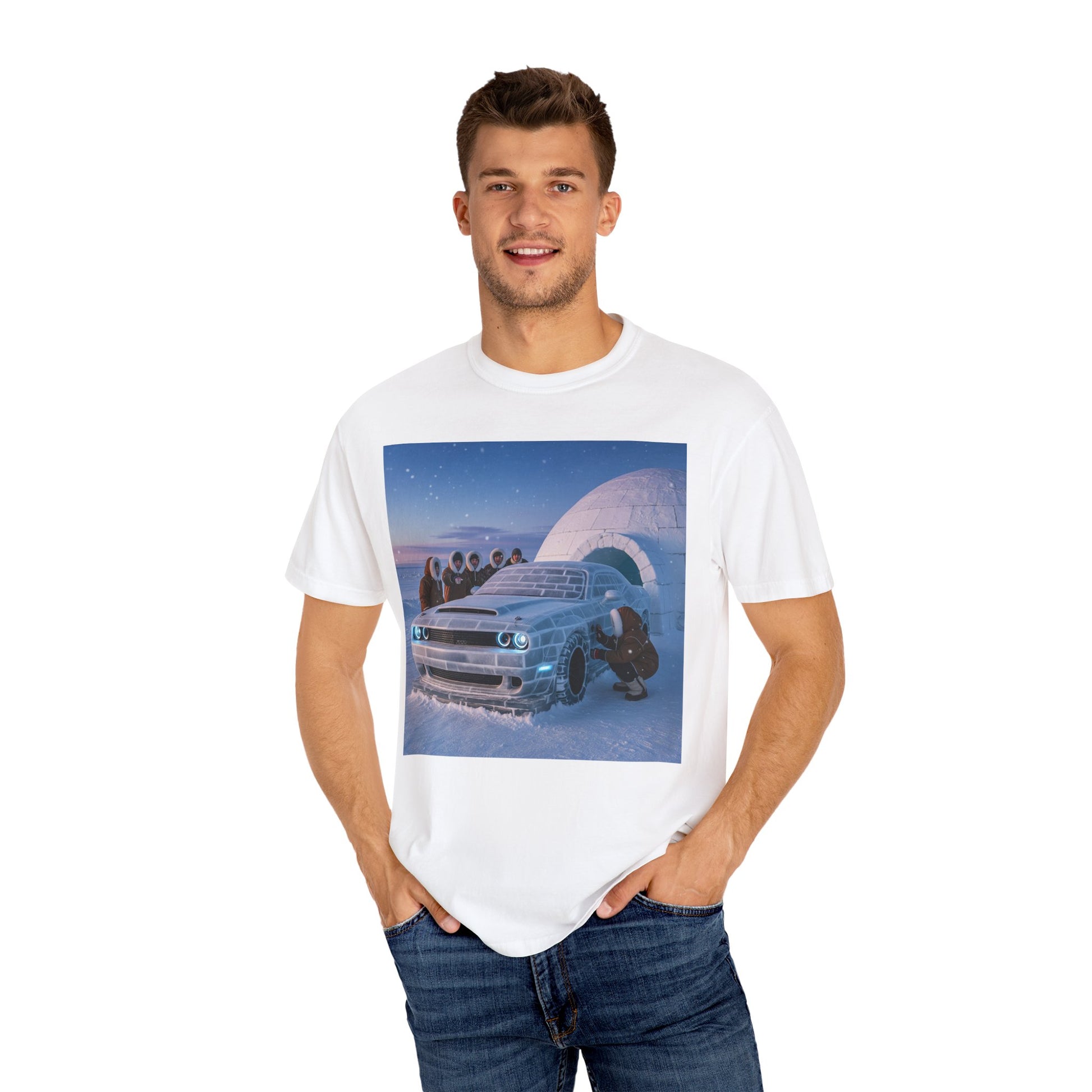 Chill Vibes Unisex T-Shirt, Cool Graphic Tee for Car Lovers, Unique Streetwear, Gift for Him, Winter Fashion, Casual Style