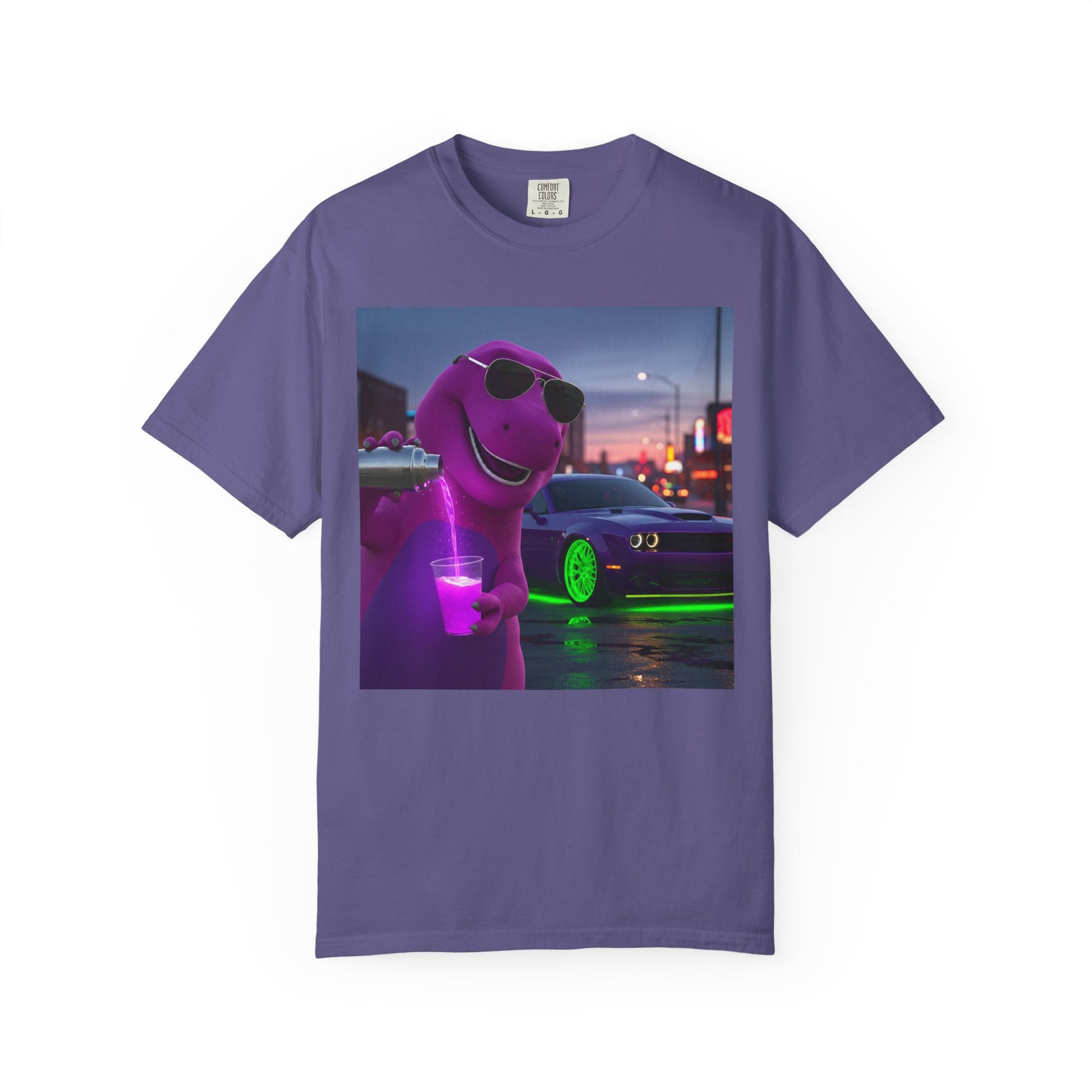 Chill Vibes Unisex T-Shirt - Fun Dinosaur Graphic Tee, Casual Streetwear, Funny Gift, Festive Party, Trendy Summer Style