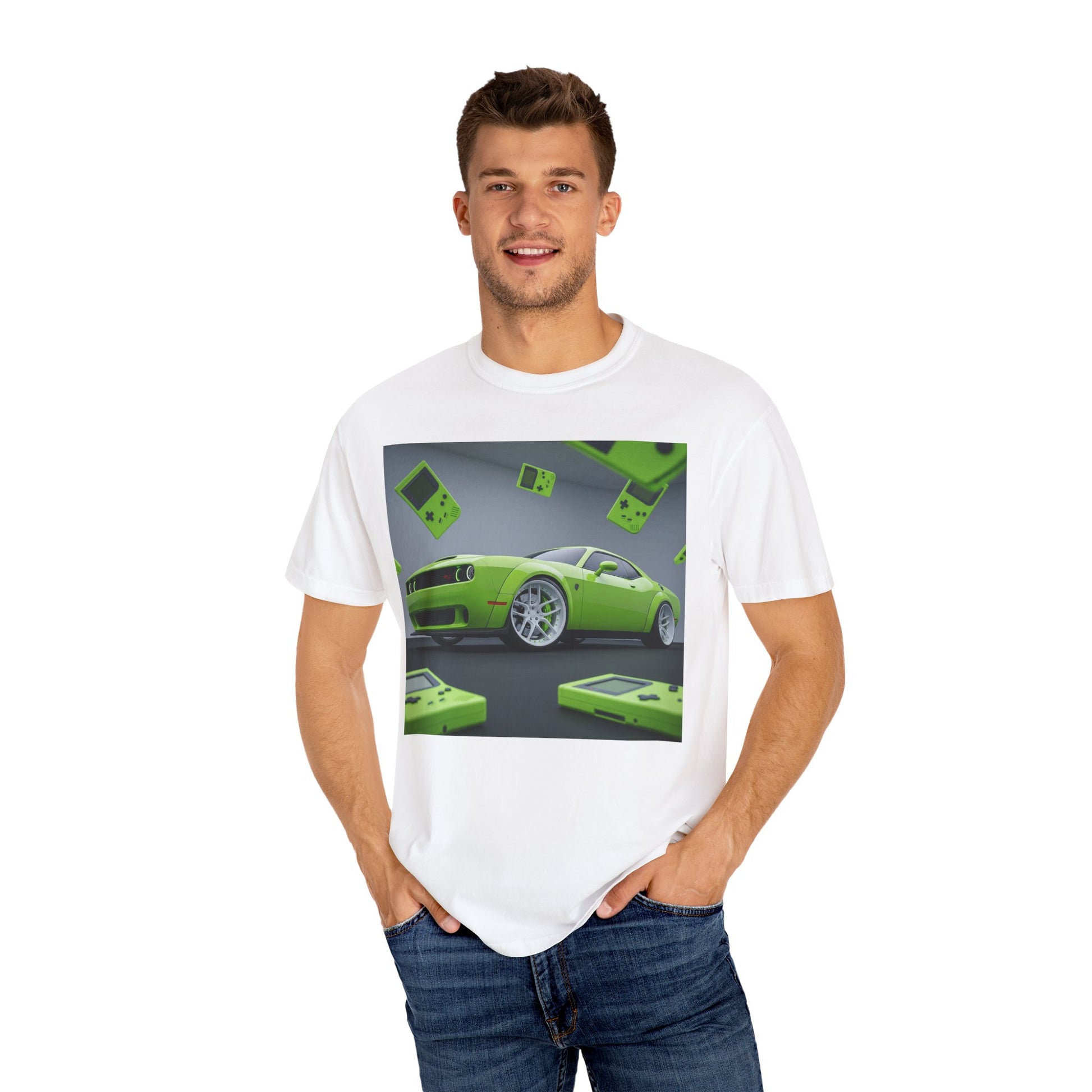 Retro Gamer T-Shirt, Unisex Garment-Dyed Tee, Perfect for Gamers, Vintage Style Shirt, Gift for Gaming Enthusiasts, Cool Video Game Apparel