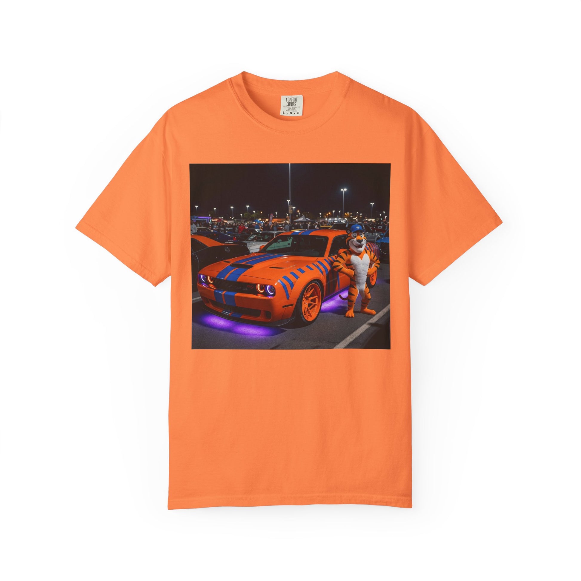 Vibrant Car Enthusiast Tee, Unisex T-shirt for Car Lovers, Automotive Style Shirt, Perfect Gift for Birthdays, Casual Wear