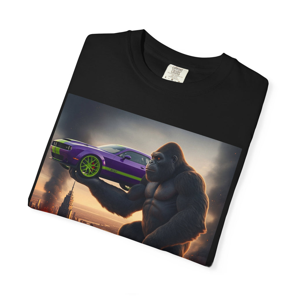Gorilla Vibes Graphic Tee, Unisex Cartoon T-Shirt, Cool Casual Wear, Gift for Him, Humor Shirt, Birthday Party Outfit
