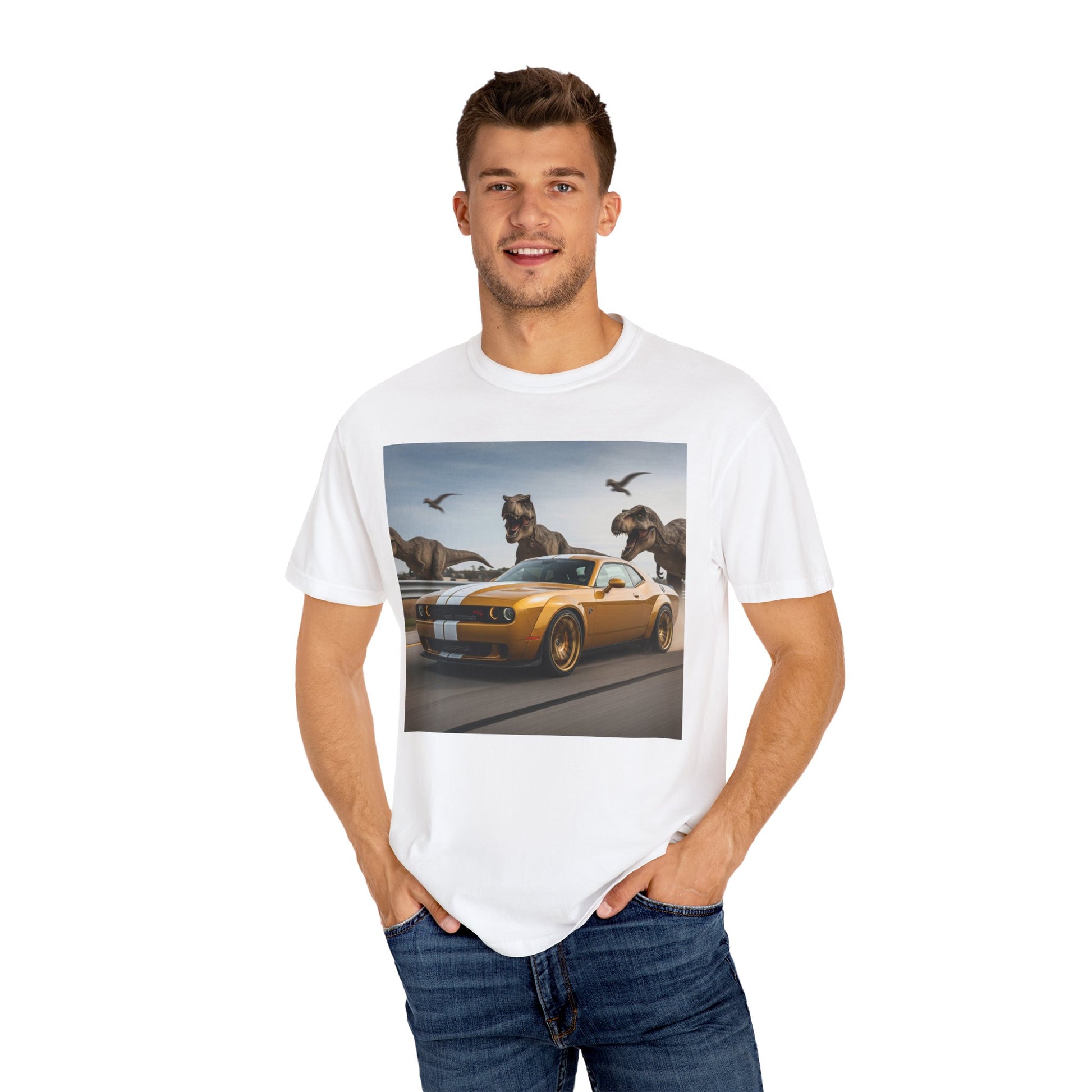 Vibrant Animal Adventure T-shirt, Graphic Tee for Car Lovers, Unique Gift for Men and Women, Fun Casual Wear, Birthday and Holiday Present