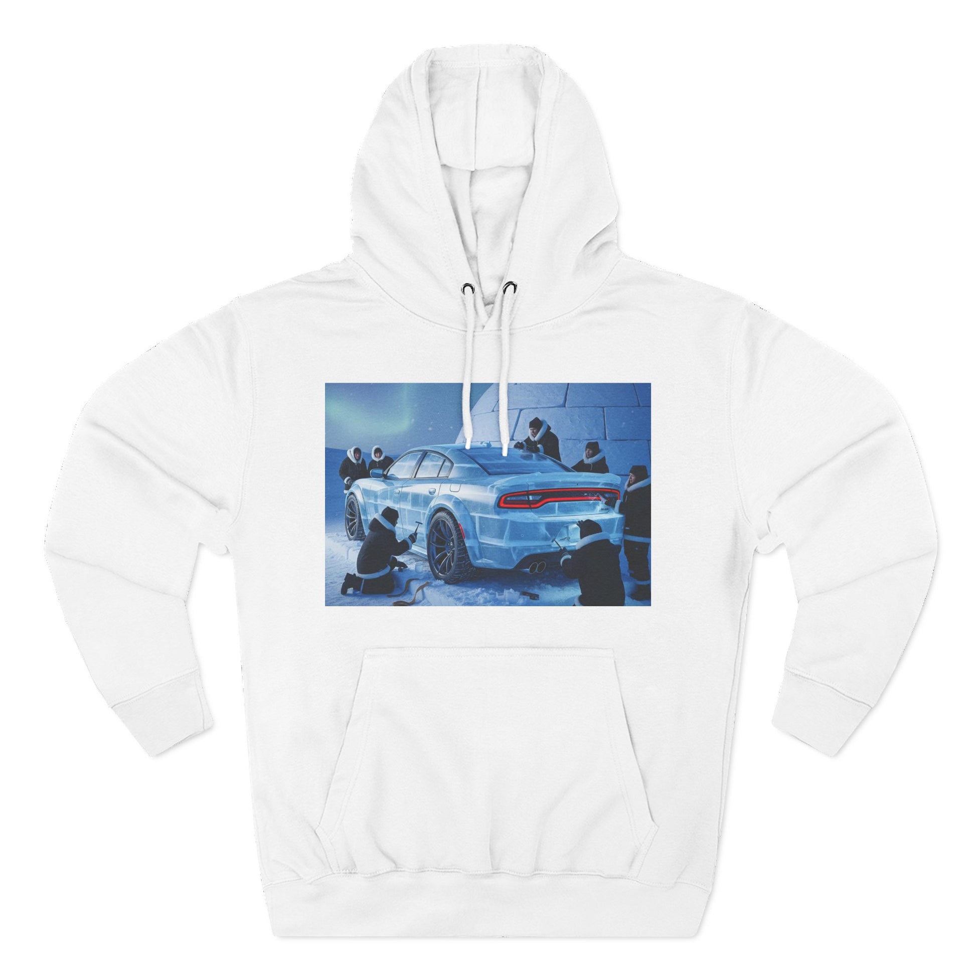 Cool Artwork Fleece Hoodie, Car Enthusiast Apparel, Streetwear Gift, Winter Fashion, Unique Graphic Hoodie