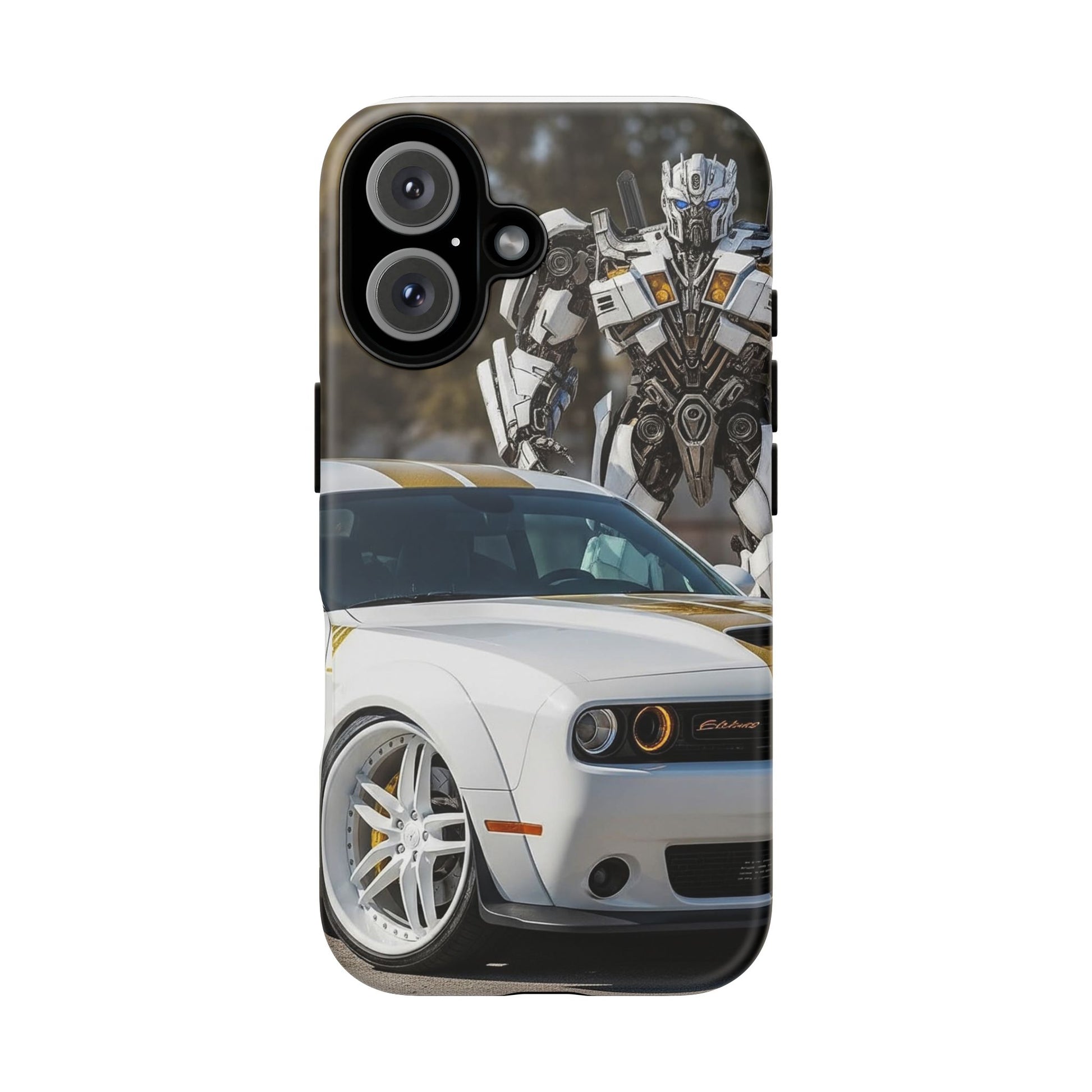 Transforming Vehicle Phone Case with Robot Design, Tough Phone Cover, Car Lover Gift, Cool Accessory, Unique Design