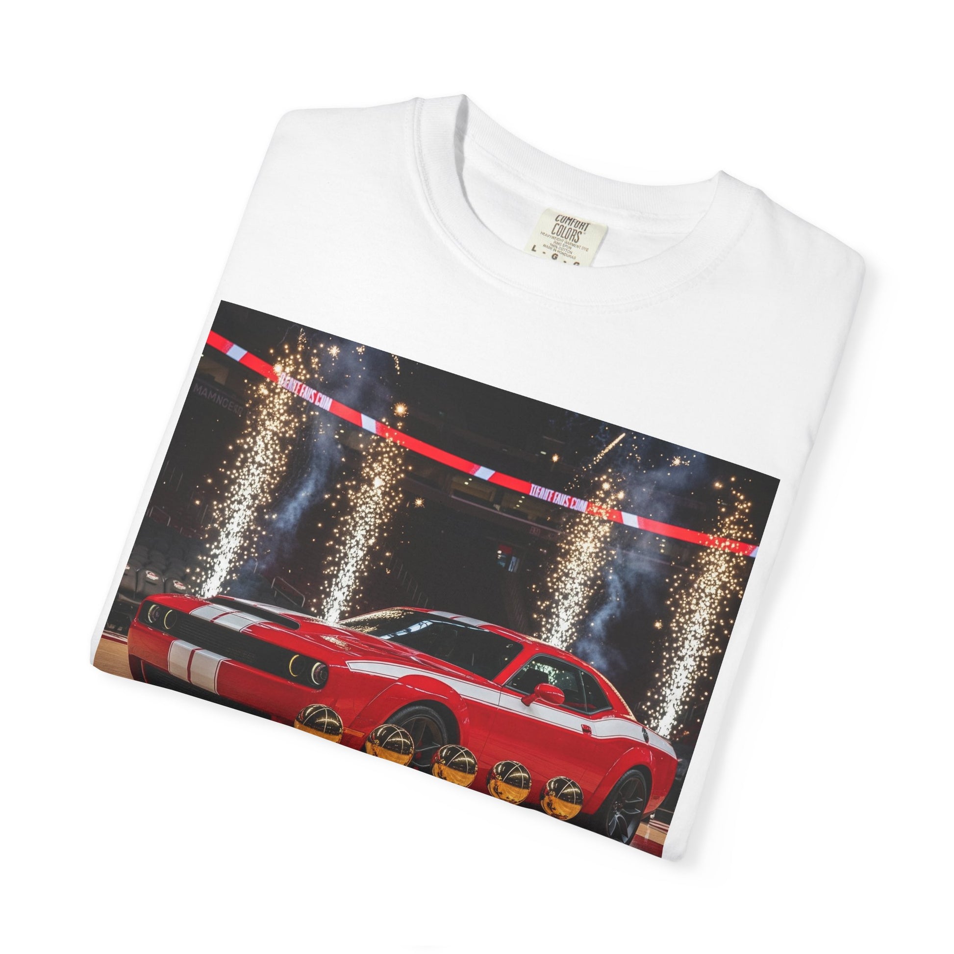 Victory Celebration Car T-Shirt | Sports Gear, Car Enthusiast Gift, Event Apparel, Casual Wear, Unisex Fashion