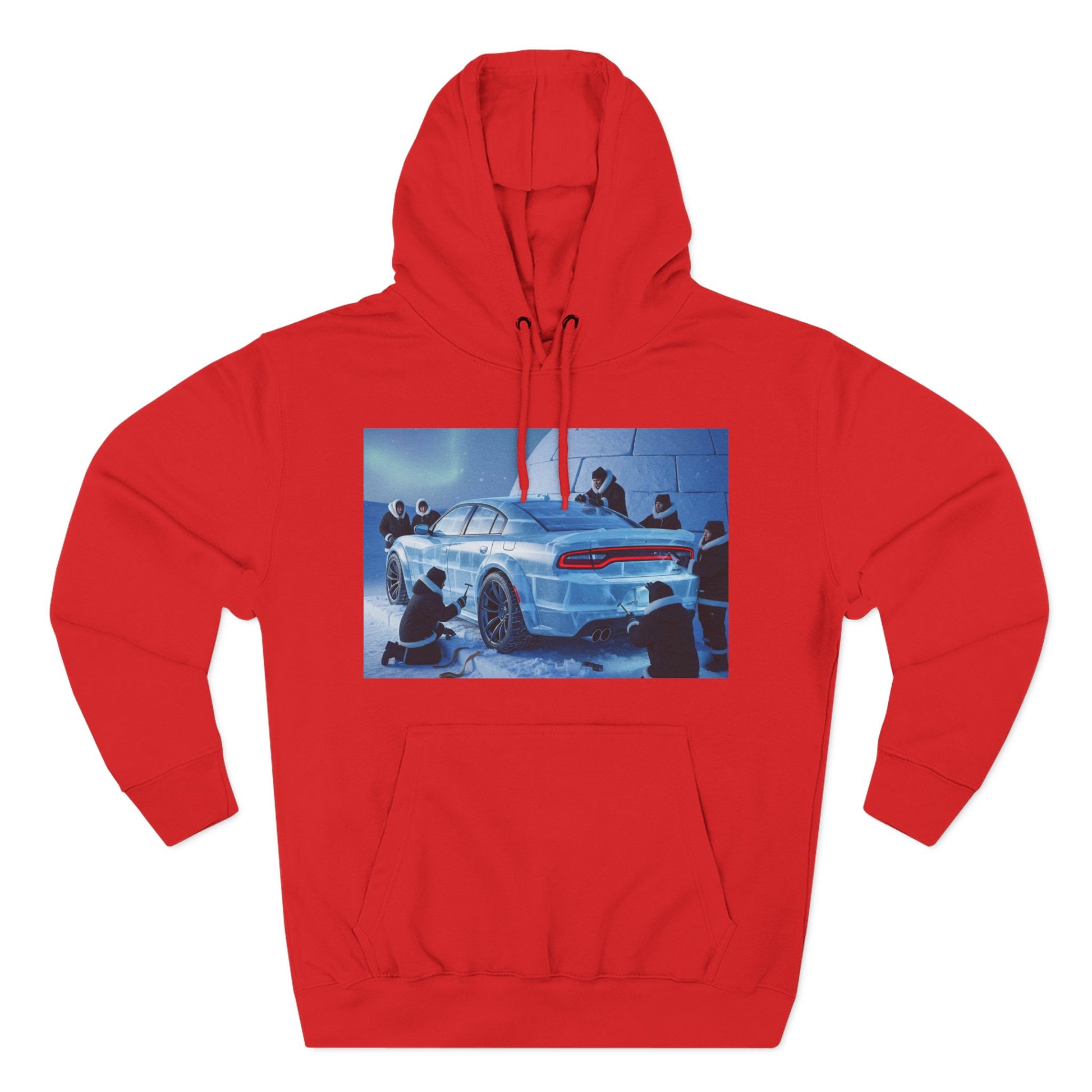 Cool Artwork Fleece Hoodie, Car Enthusiast Apparel, Streetwear Gift, Winter Fashion, Unique Graphic Hoodie