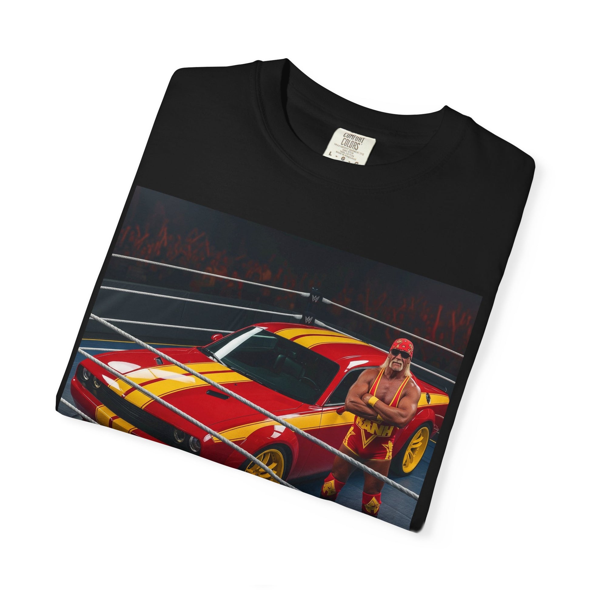 Vibrant Unisex Garment-Dyed T-Shirt - Retro Racing Design, Car Lovers Gift, Casual Wear, Unique Graphic Tee, Birthday Gift