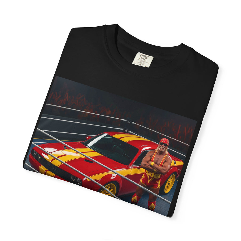 Vibrant Unisex Garment-Dyed T-Shirt - Retro Racing Design, Car Lovers Gift, Casual Wear, Unique Graphic Tee, Birthday Gift
