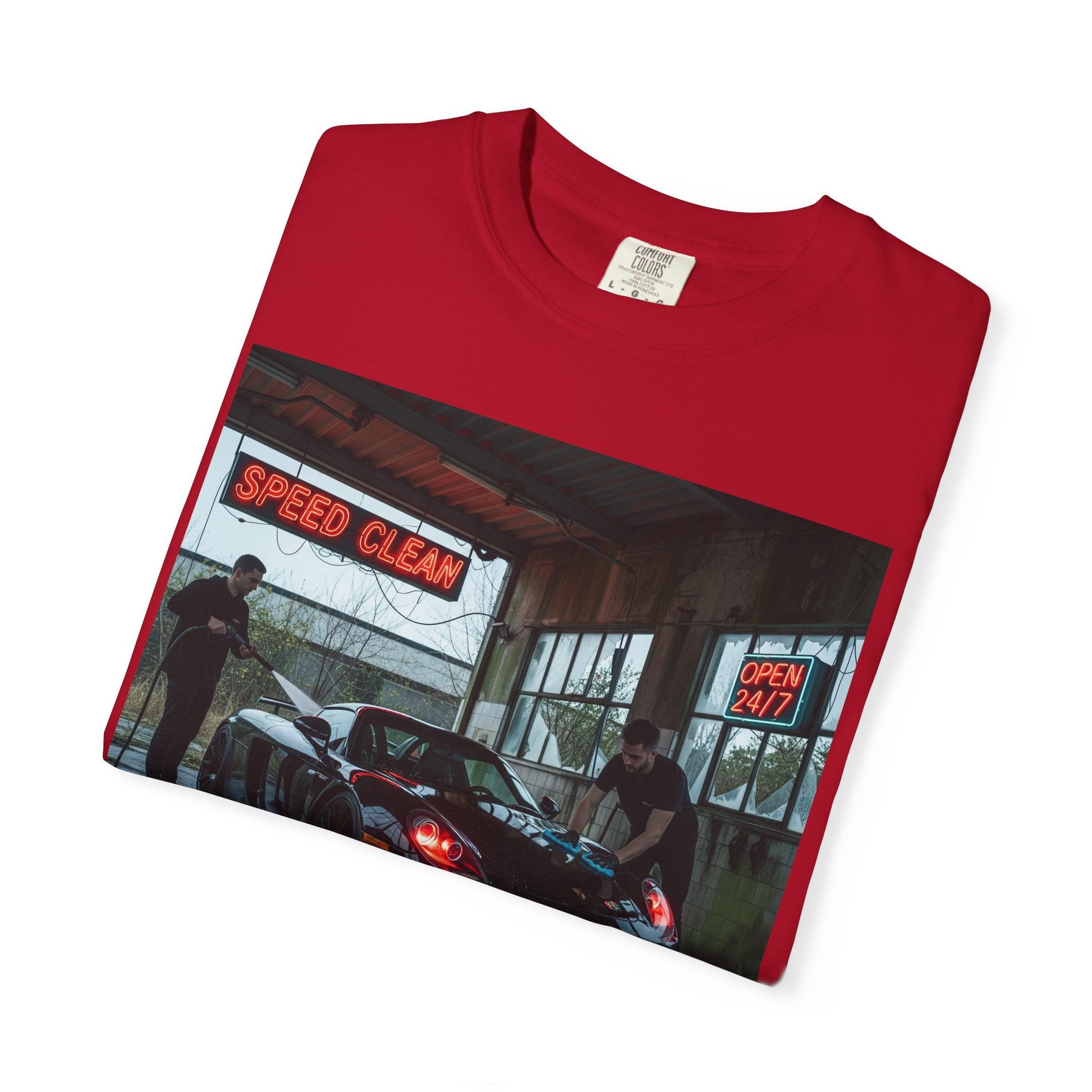 Car Enthusiast T-Shirt - Speed Clear Design, Garage Apparel, Gift for Gearheads, Automotive Fashion, Unisex Streetwear