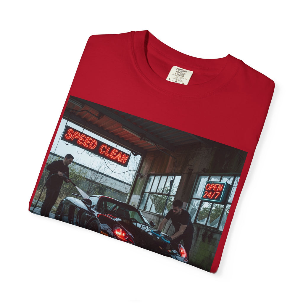 Car Enthusiast T-Shirt - Speed Clear Design, Garage Apparel, Gift for Gearheads, Automotive Fashion, Unisex Streetwear